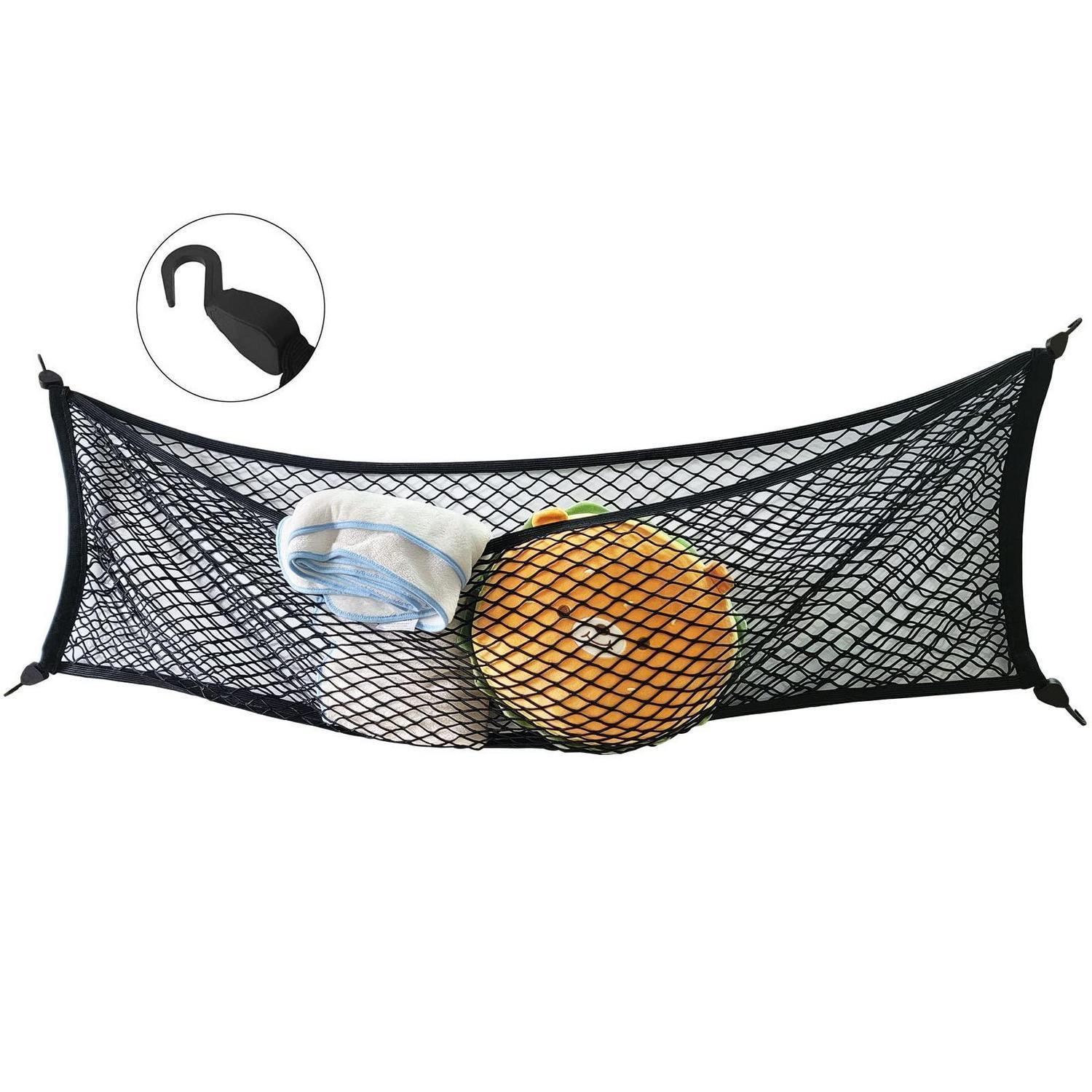 Kofferraumnetz 46x153cm Mit 4 Haken, Elastisch, Für Pickup, Lkw, Van