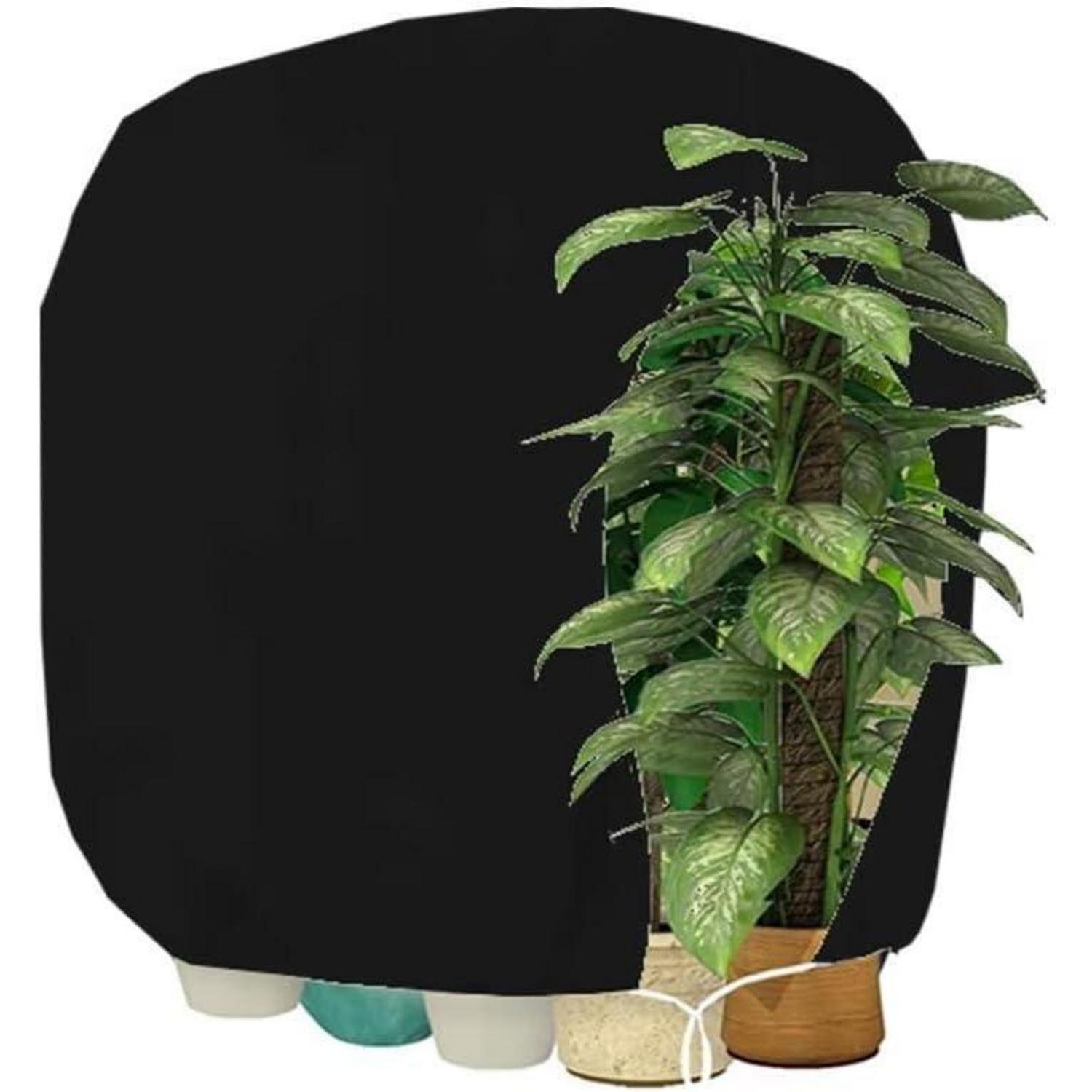 Pflanzenschutzhaube Winterschutz 190x220cm Schwarz Atmungsaktiv Reißfest