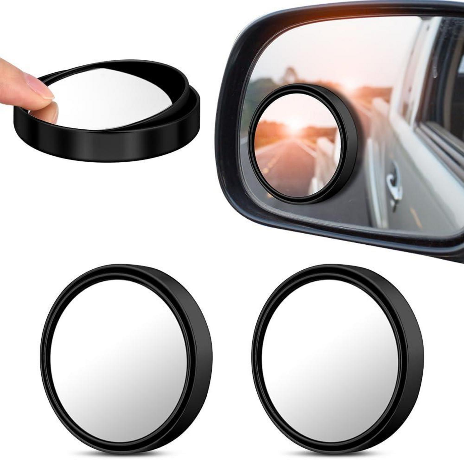 Toter Winkel Spiegel 2 Stück 360° Verstellbar Hd Konvex Für Auto Lkw Suv