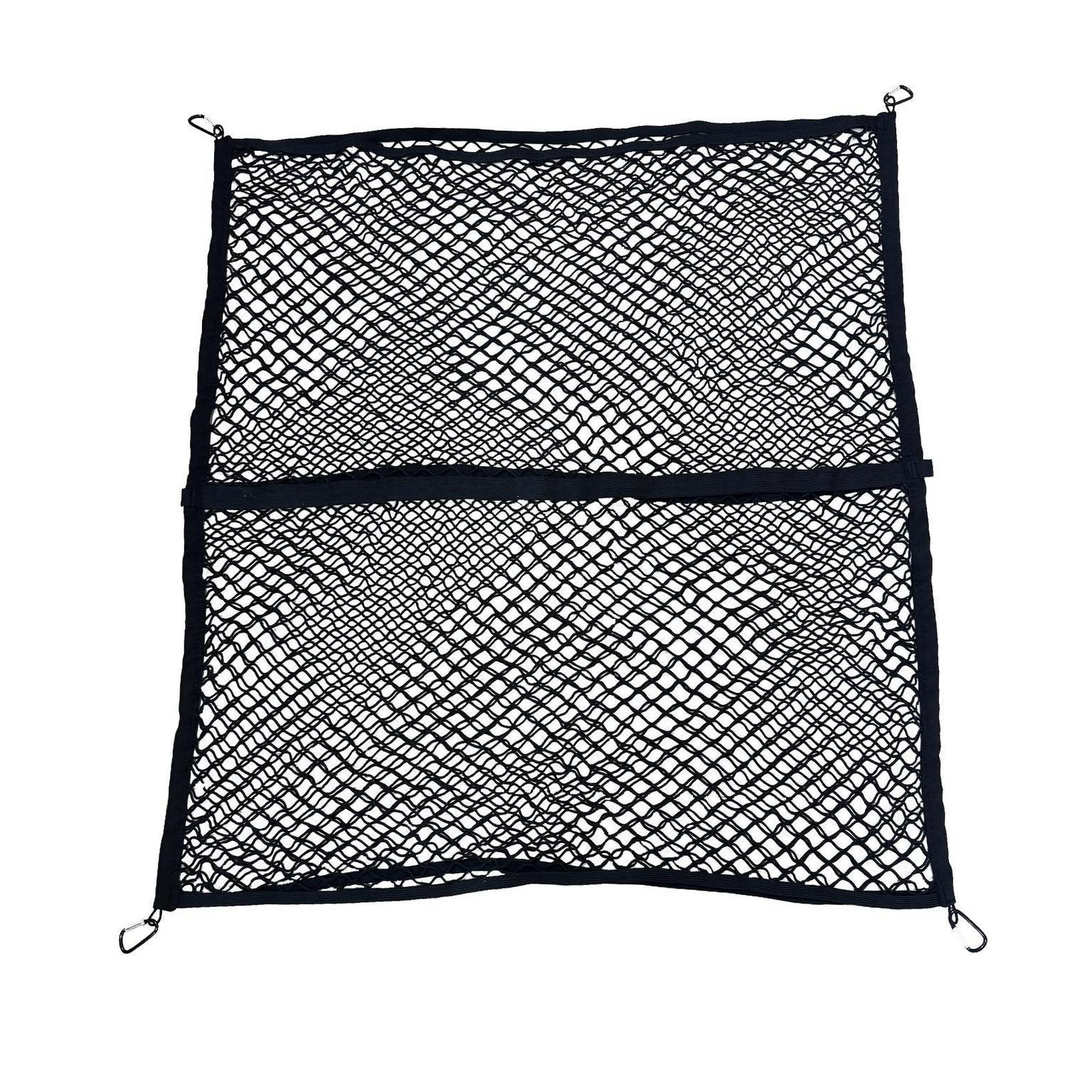 Gepäcknetz Lkw Doppellagig 1.5x1.5m Dehnbar Bis 3x3m Mit 8 Metallhaken