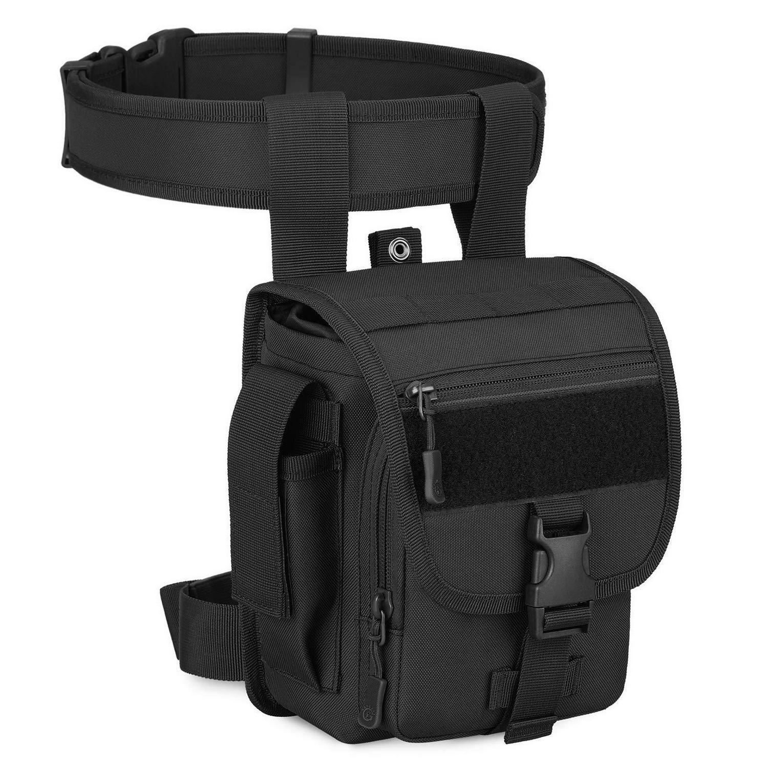 Taktische Beintasche Molle Hüfttasche Für Herren, Wasserabweisend, Für Outdoor, Motorrad