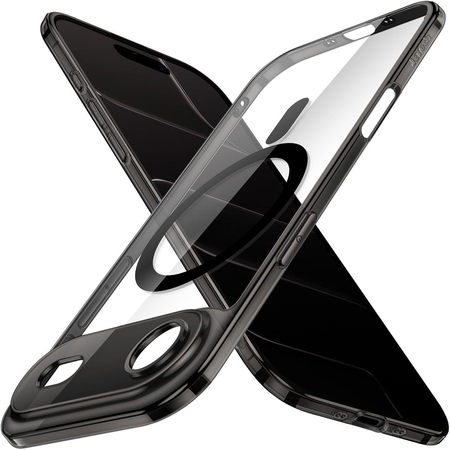 Schutzhülle Für Iphone 17 Air Magsafe Kompatibel, Klar, Schlank, Kameraschutz, Schwarz