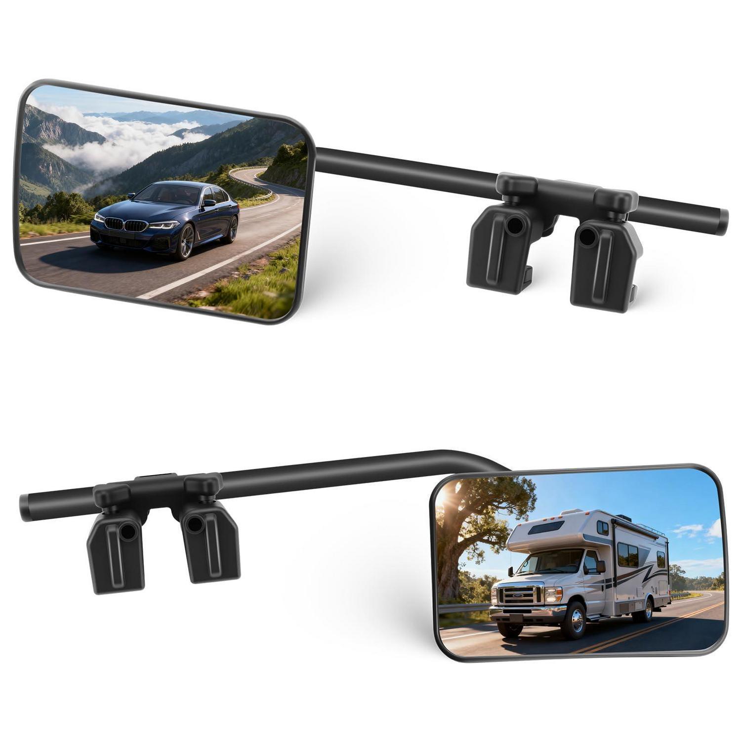 Zusatzspiegel Für Wohnwagen & Lkw, 2 Stück, Universal-anhänger-spiegel, Erweiterbar