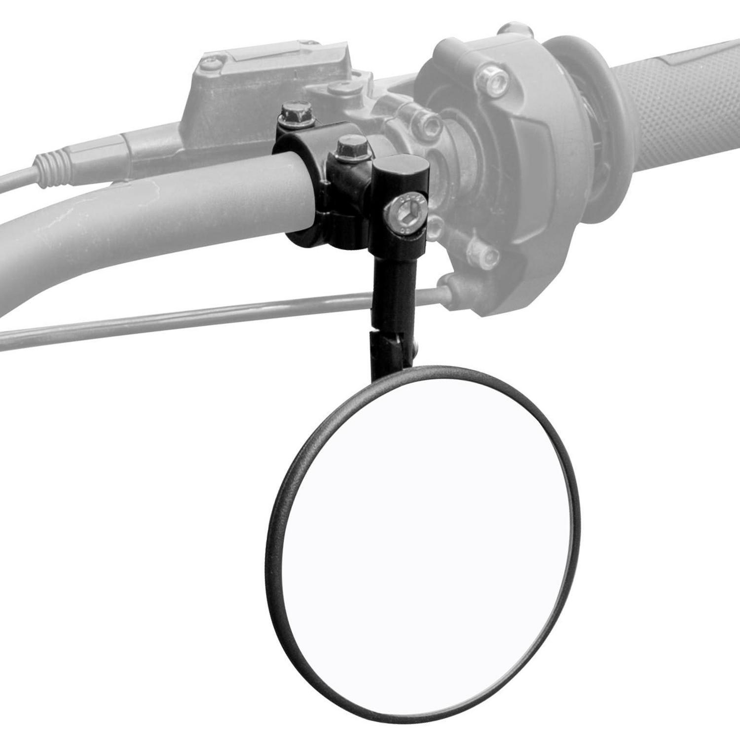 Motorrad Lenkerspiegel E24-geprüft, 2 Stück, Aluminium, Universell Für Roller, Atv