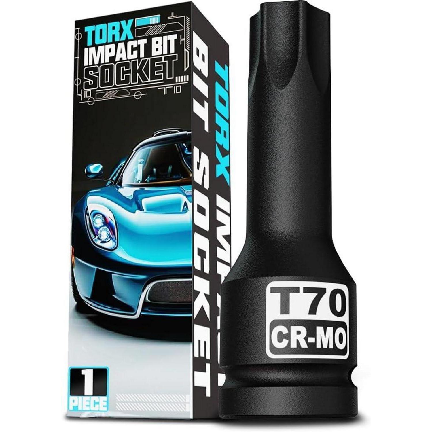 Torx Bit Einsatz T70 1/2 Zoll Antrieb Chrom-molybdän-stahl Für Auto Motorrad Fahrrad