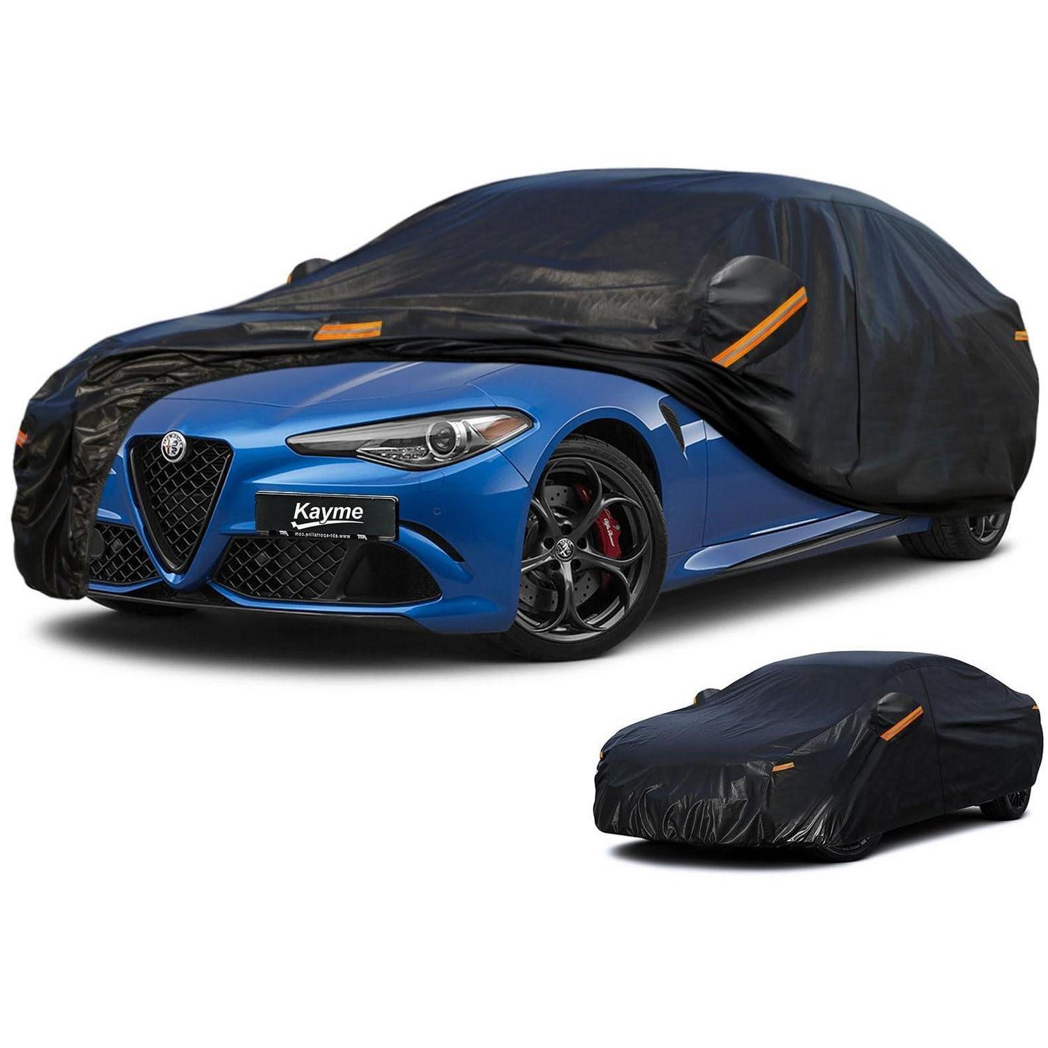 Autoplane Wasserdicht Atmungsaktiv Für Alfa Romeo Giulia (2016-2025) Schwarz