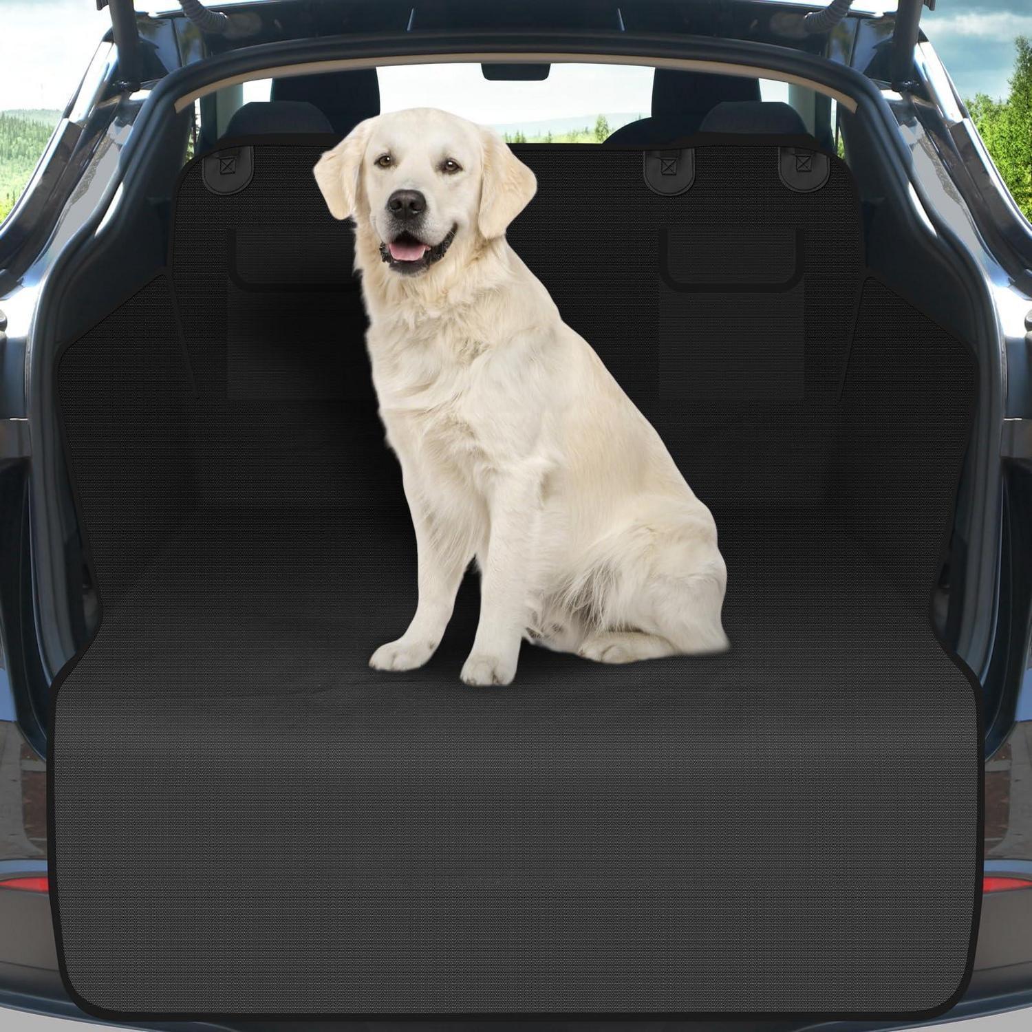Kofferraumschutz Hund Universal 185x105cm Wasserdicht Kratzfest Schwarz