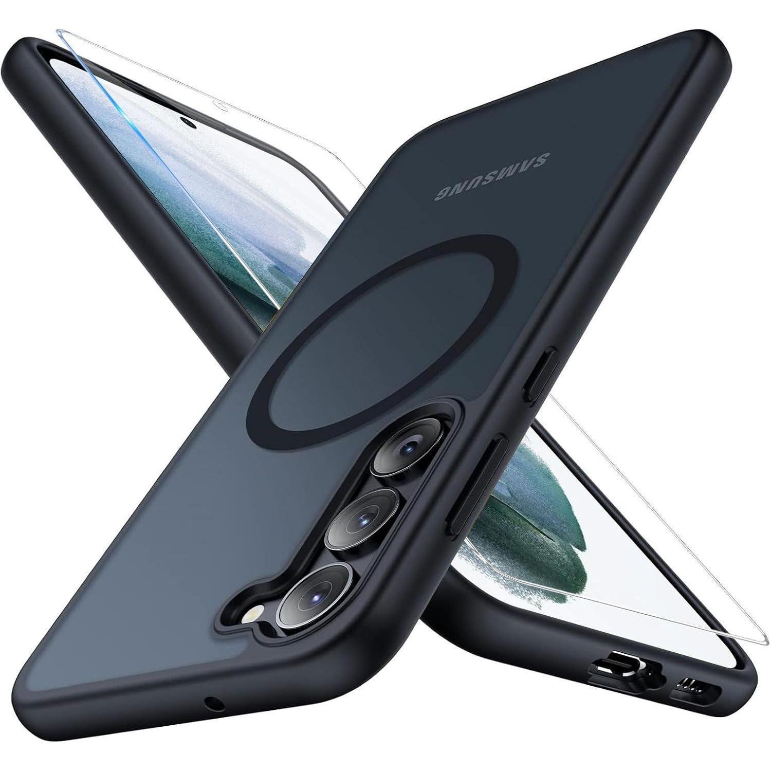 Handyhülle Für Samsung Galaxy S21 5g Mit Magsafe, Matt, Schwarz