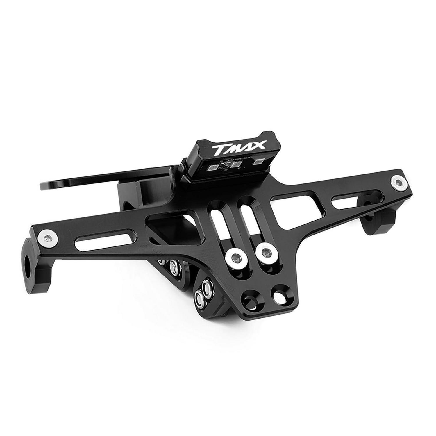 Kennzeichenhalter Cnc Aluminium Für Tmax500 Tmax530 Sx/dx Tmax560 Schwarz