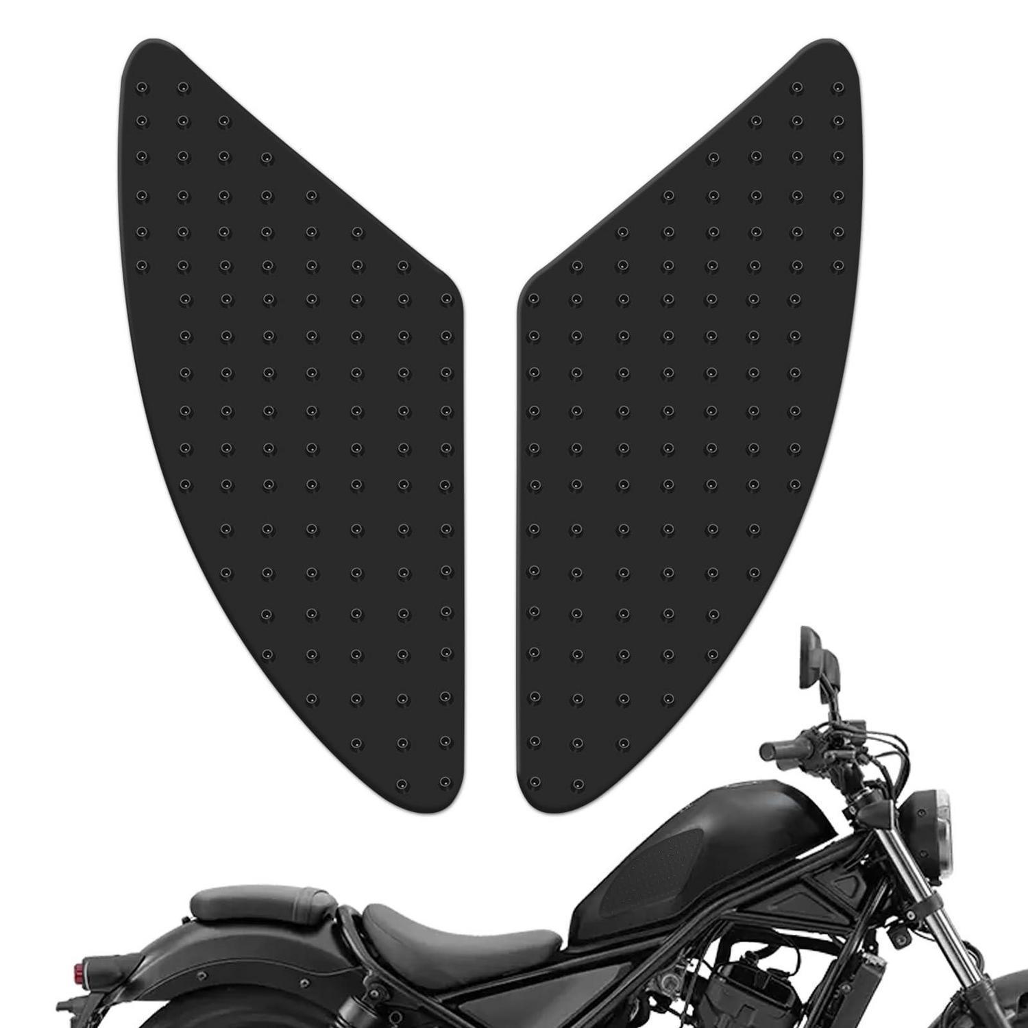 Motorrad Tankpads Gummi Schwarz Anti Rutsch Für Honda Suzuki Kawasaki