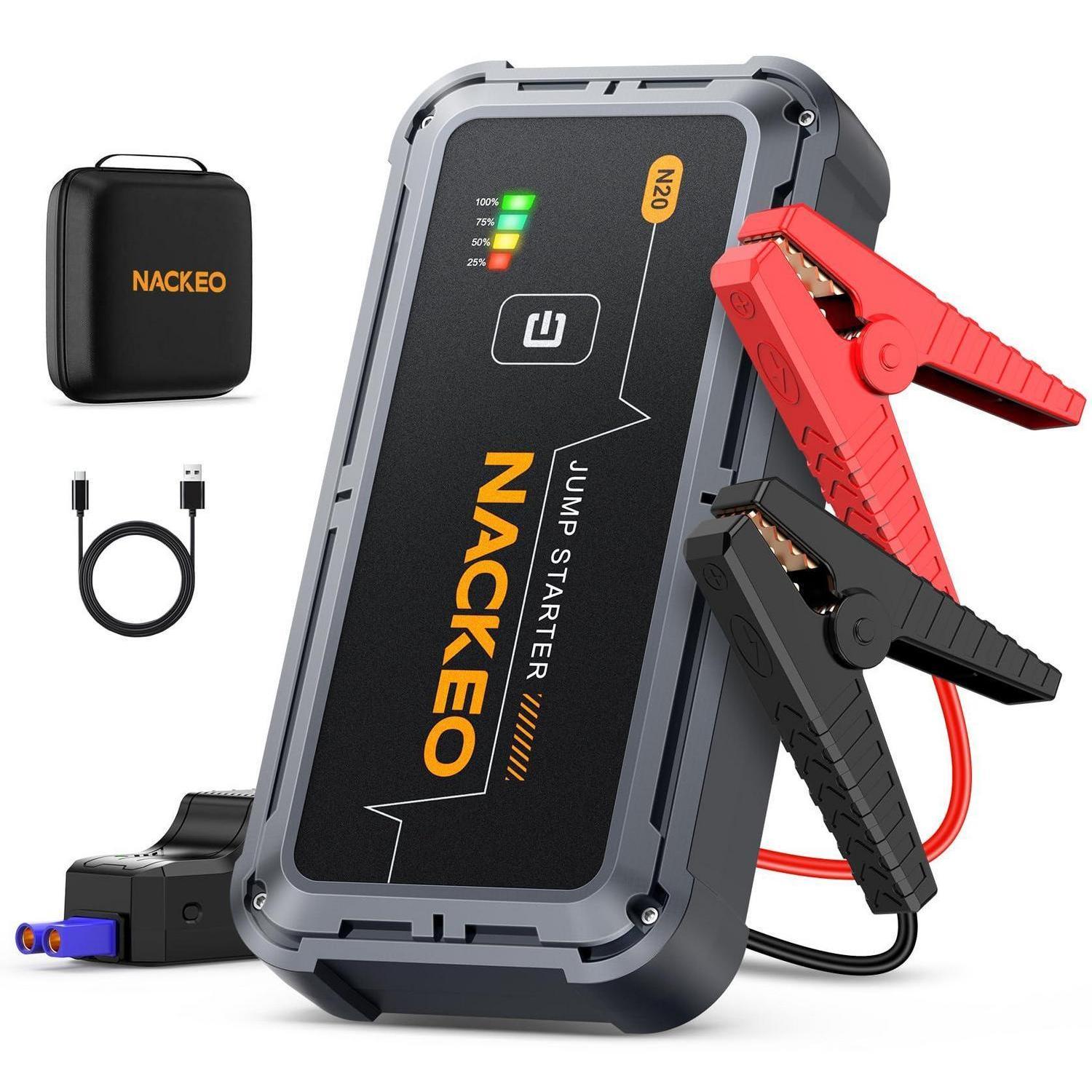 Starthilfe Powerbank 7000a Für Pkw, 12v Booster Bis 10l Diesel, Mit Led-lampe