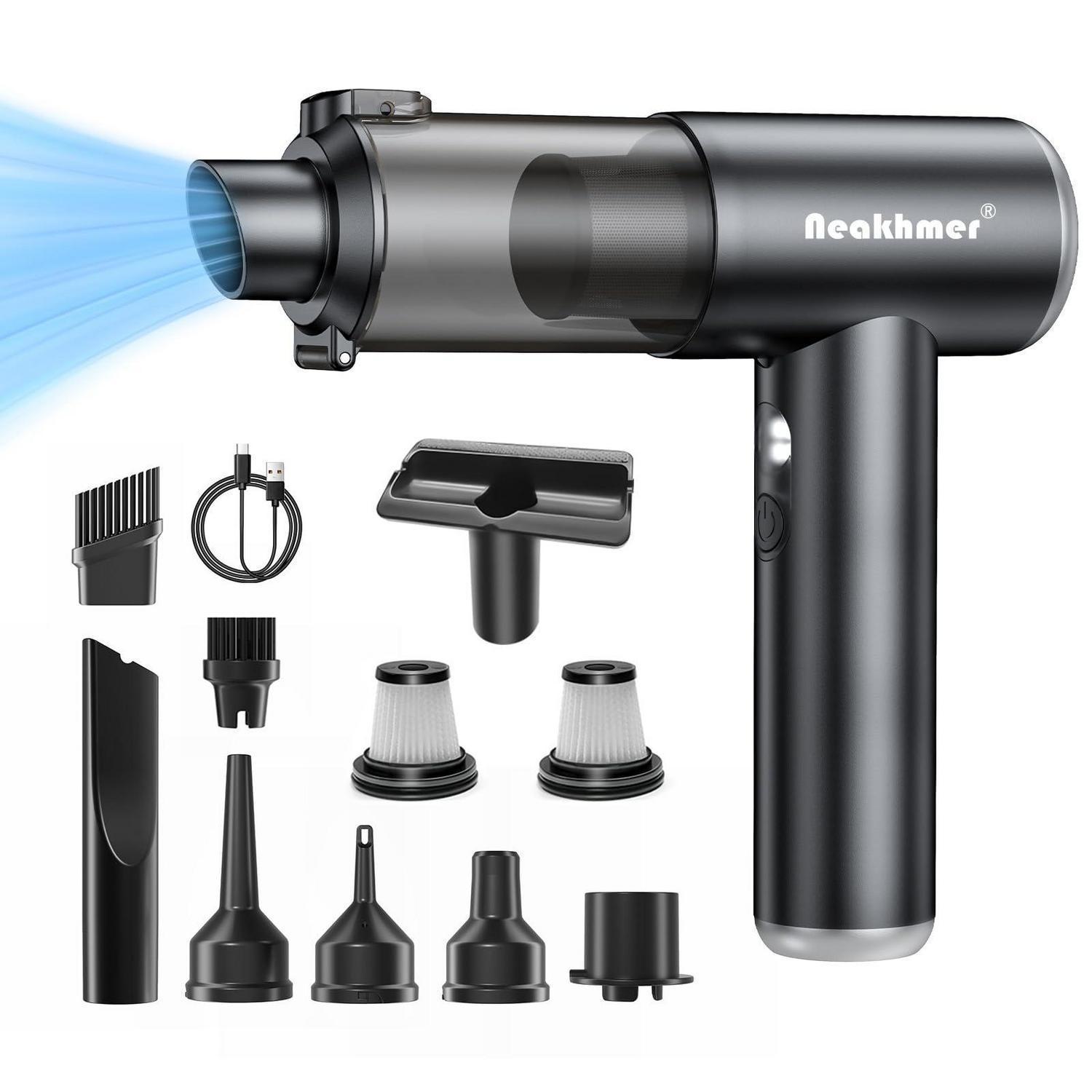 Akku-handstaubsauger 4-in-1 Mit 20.000 Pa, Kabellos, Hepa-filter, Für Auto & Zuhause