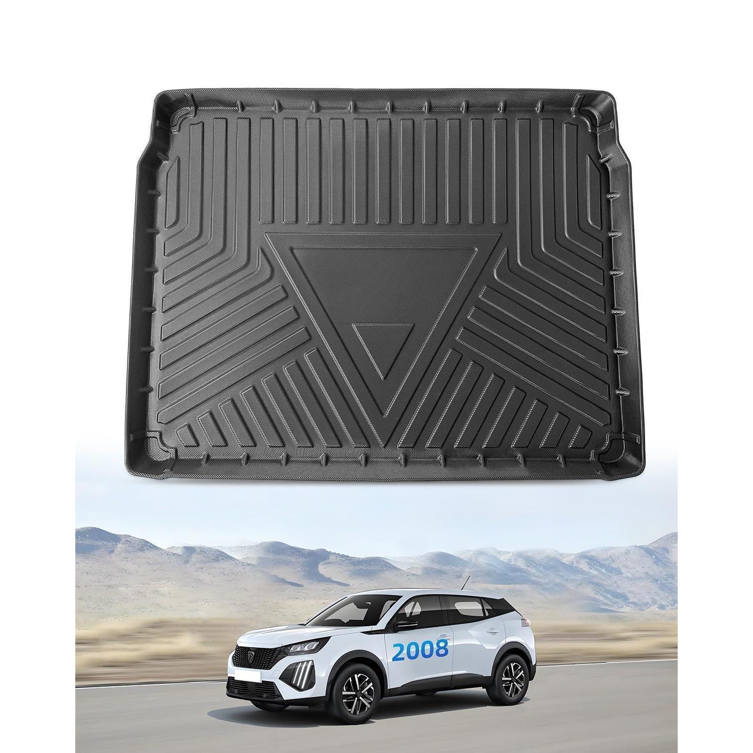 Kofferraummatte Für Peugeot 2008 Ii (2020-2026) Aus Tpe, Wasserdicht & Rutschfest
