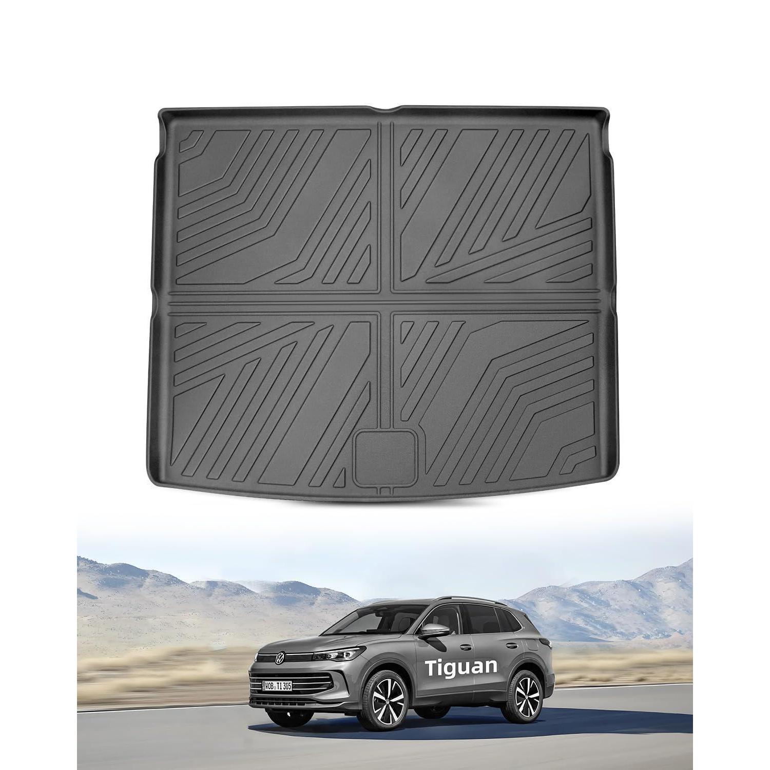 Kofferraummatte Für Vw Tiguan 3 (2024-2026) - Tpe, Rutschfest, Wasserdicht, Erhöhter Rand