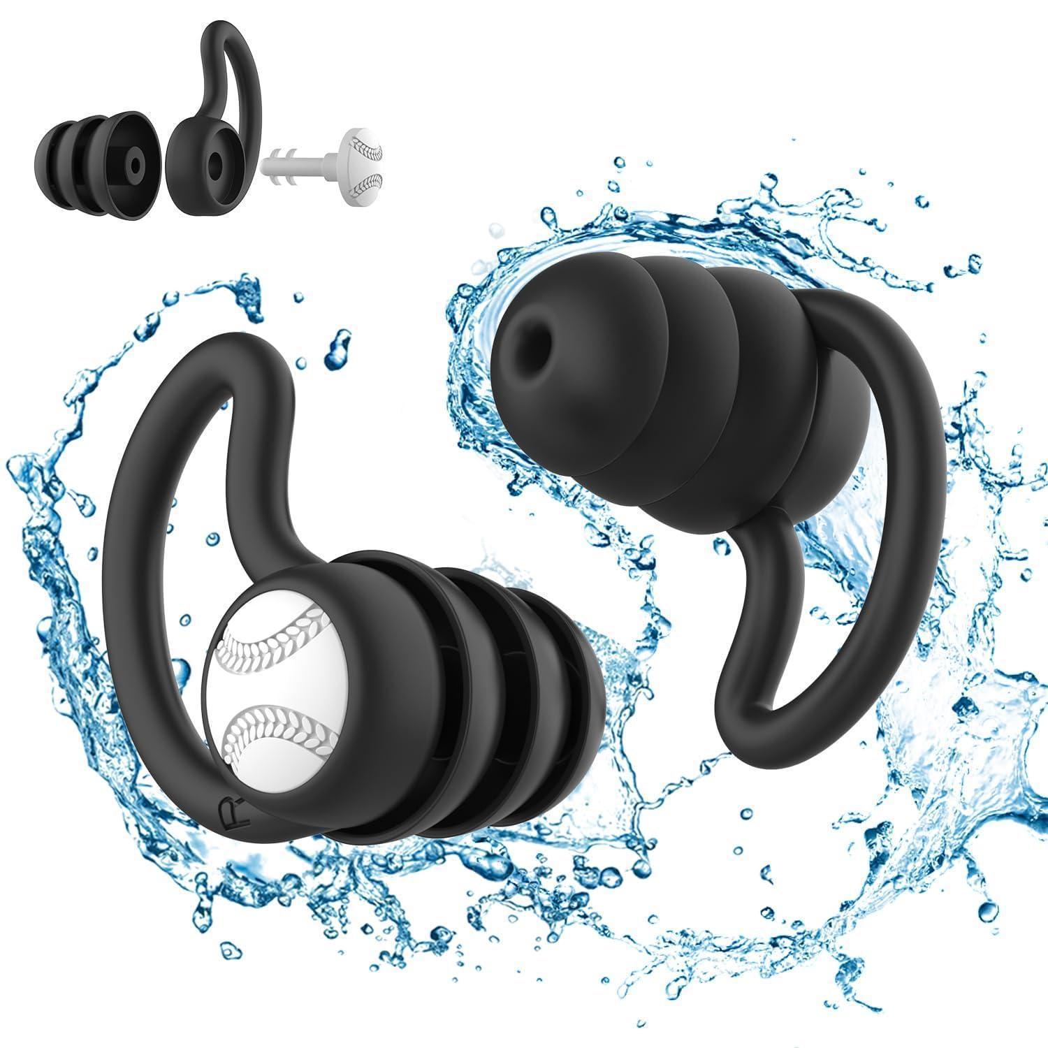 Wasserdichte Silikon Ohrstöpsel Für Schwimmen, Duschen, Surfen, Schnorcheln - Wiederverwendbar