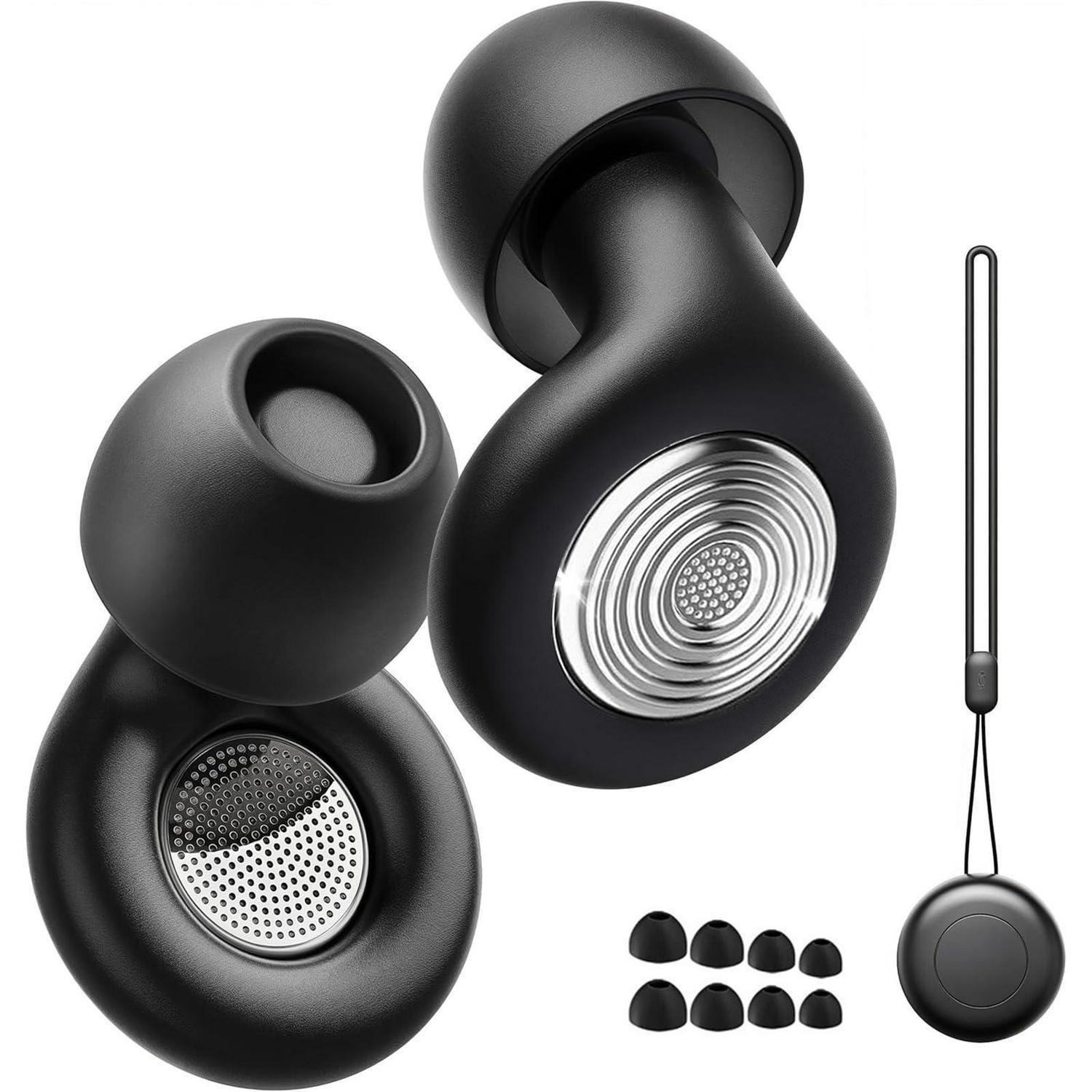 Ohrstöpsel Zum Schlafen, 45db Geräuschunterdrückung, Silikon, 4 Größen, Mit Etui