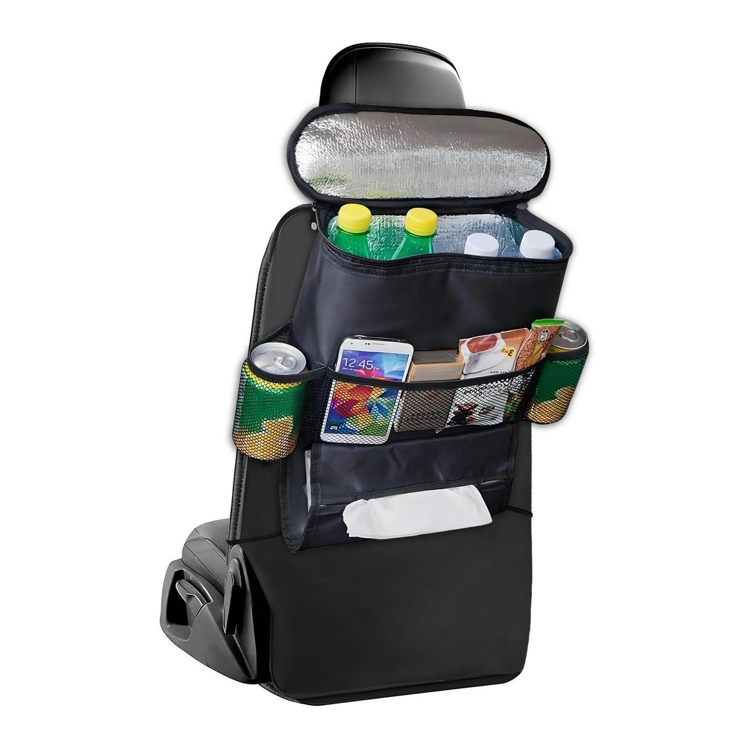 Autositz Organizer Oxford Stoff Mit Vielen Taschen Und Kühlfach
