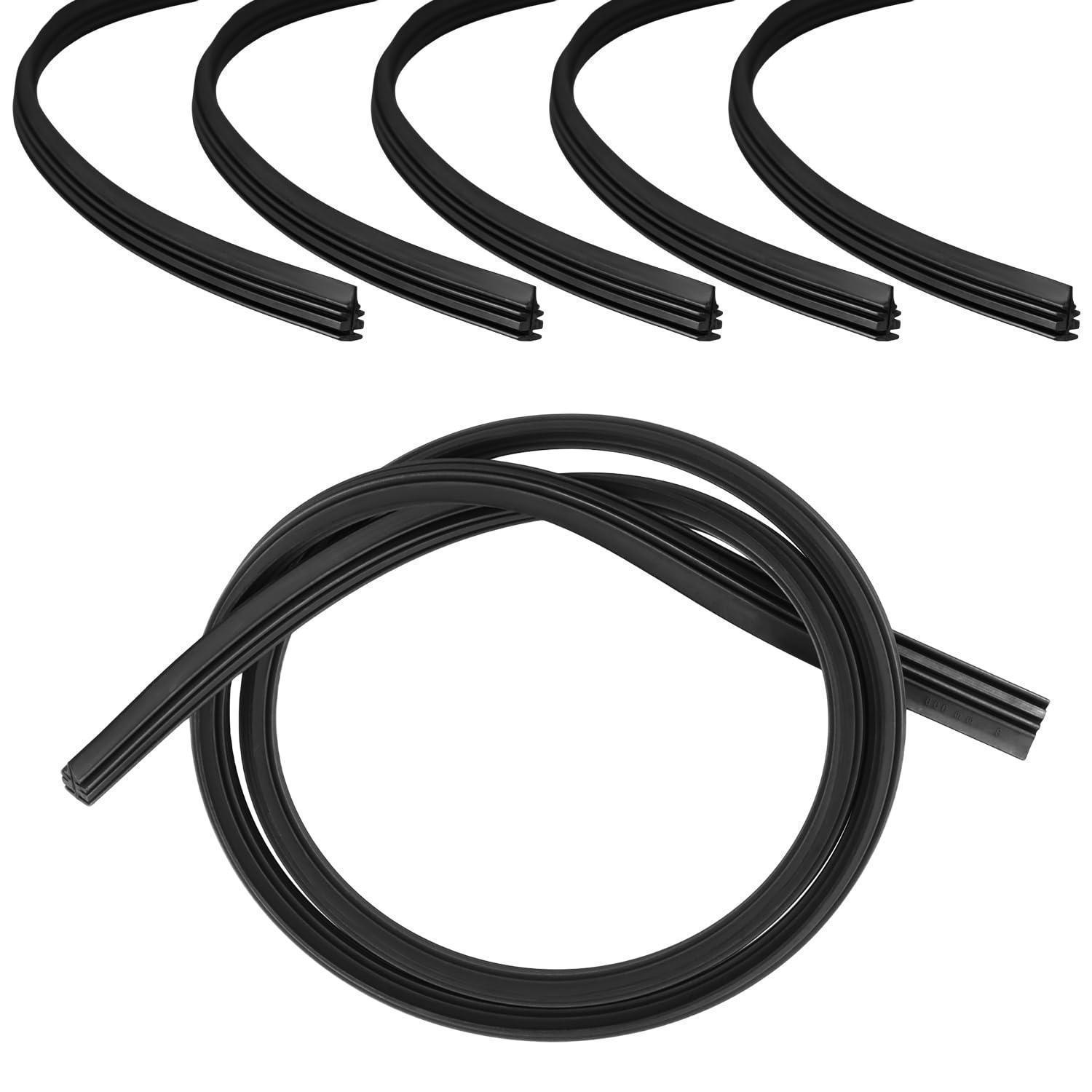 Ersatz-scheibenwischergummi 700mm 6er-pack, Zuschneidbar, Silikon, Geräuscharm