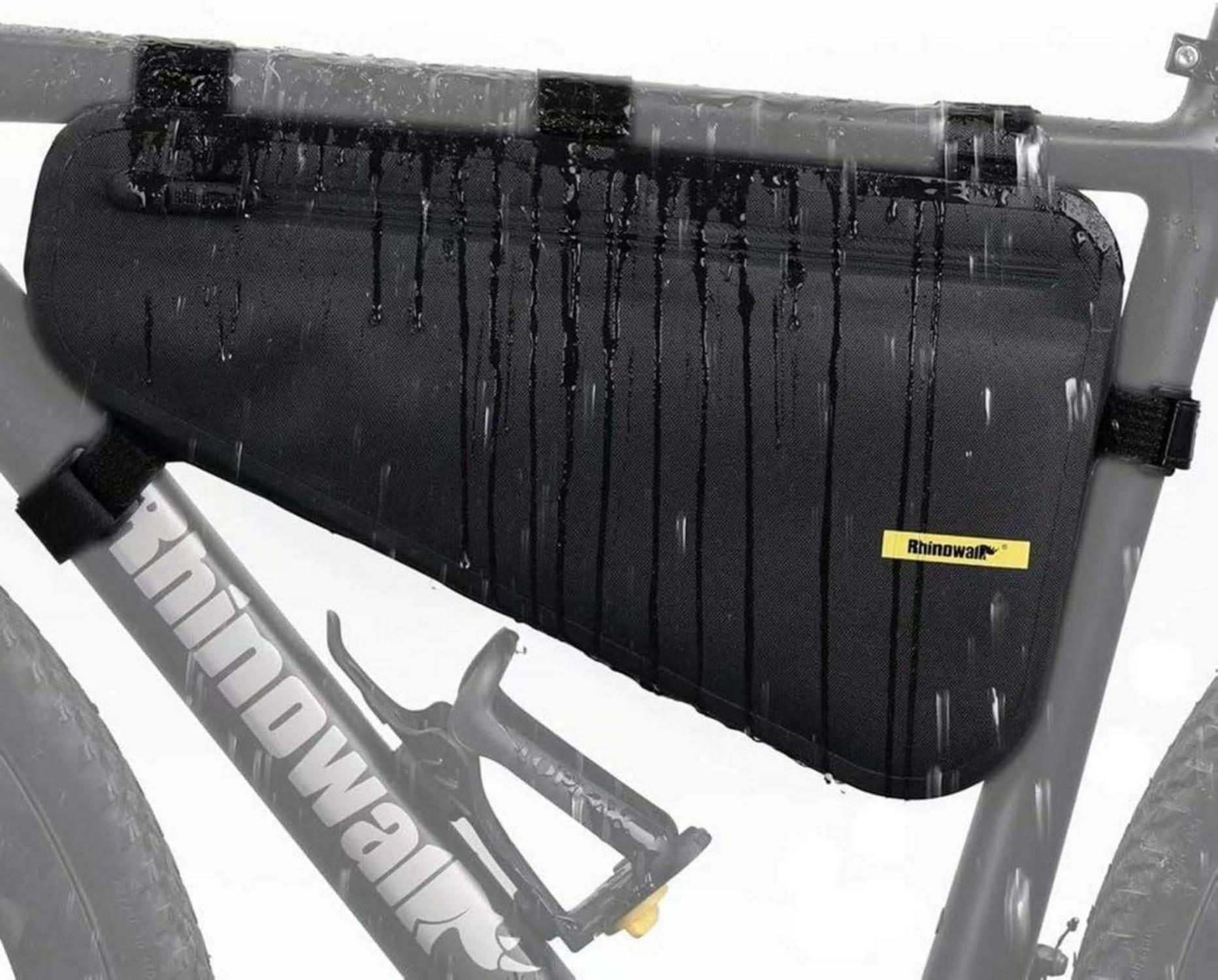 Fahrrad Rahmentasche Dreieck Wasserdicht 4l Kapazität Für Mountainbike Rennrad Schwarz
