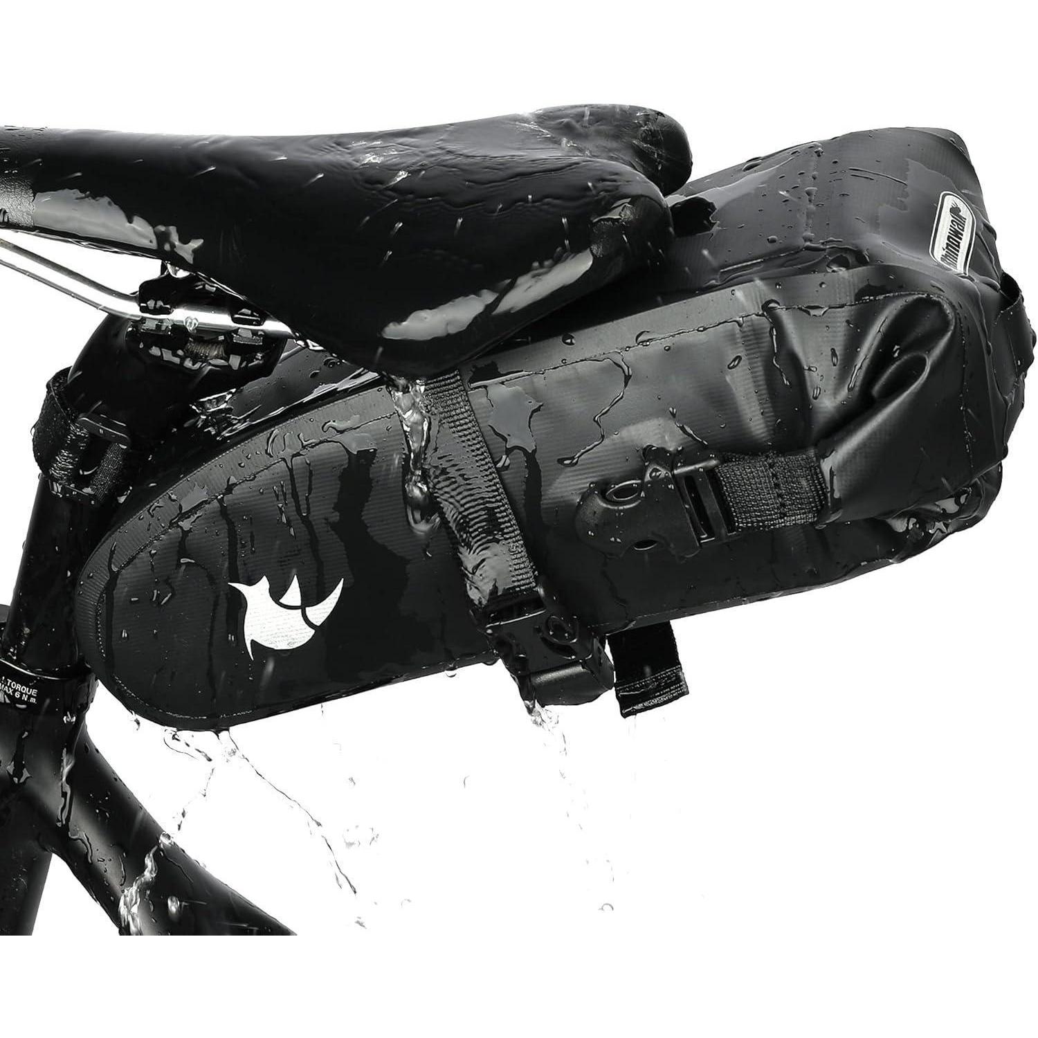 Wasserdichte Fahrrad Satteltasche 1.5-13l Für Outdoor, Mtb, Rennrad – Schwarz