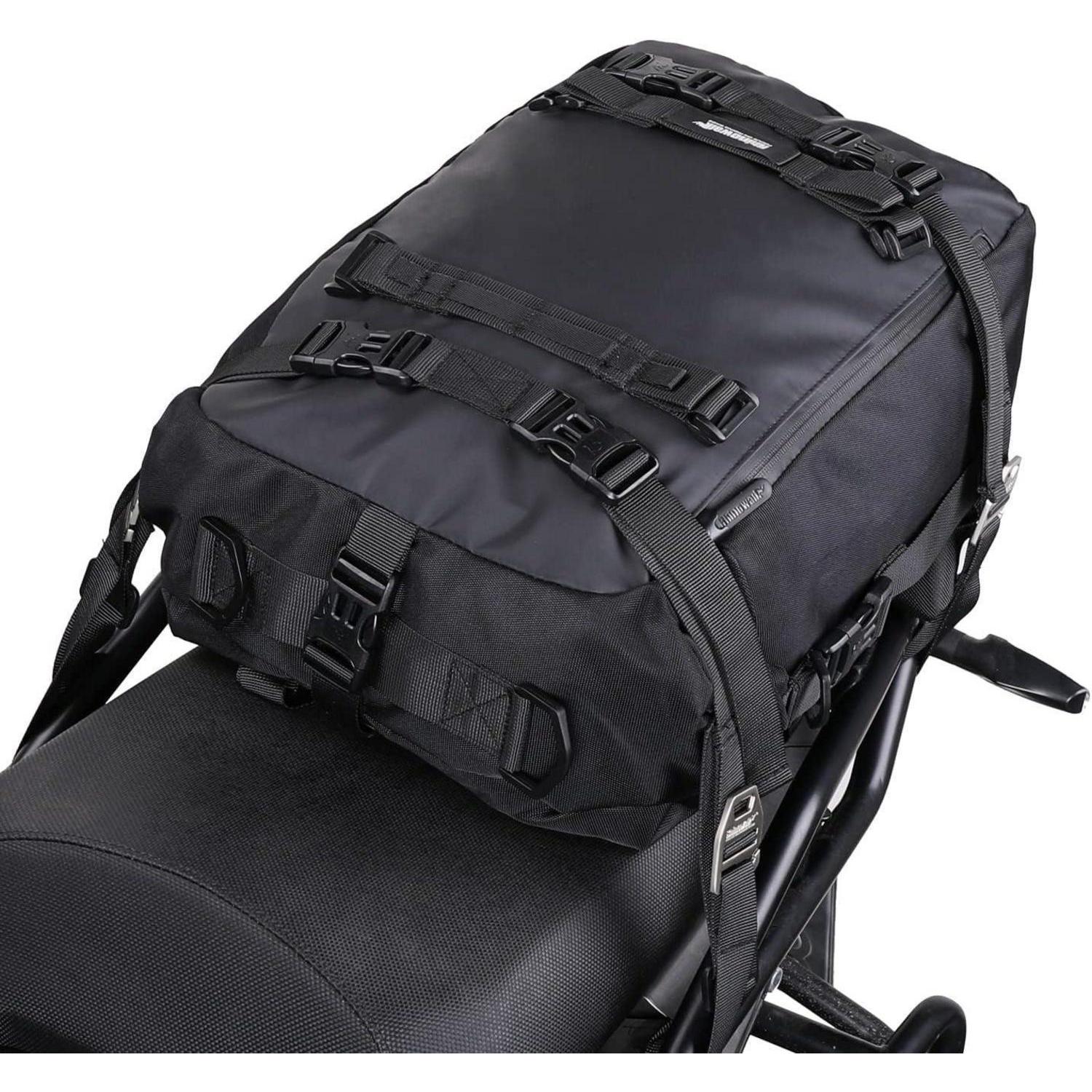 Motorrad Hecktasche Multifunktional 10/20/30l Wasserdicht Schwarz