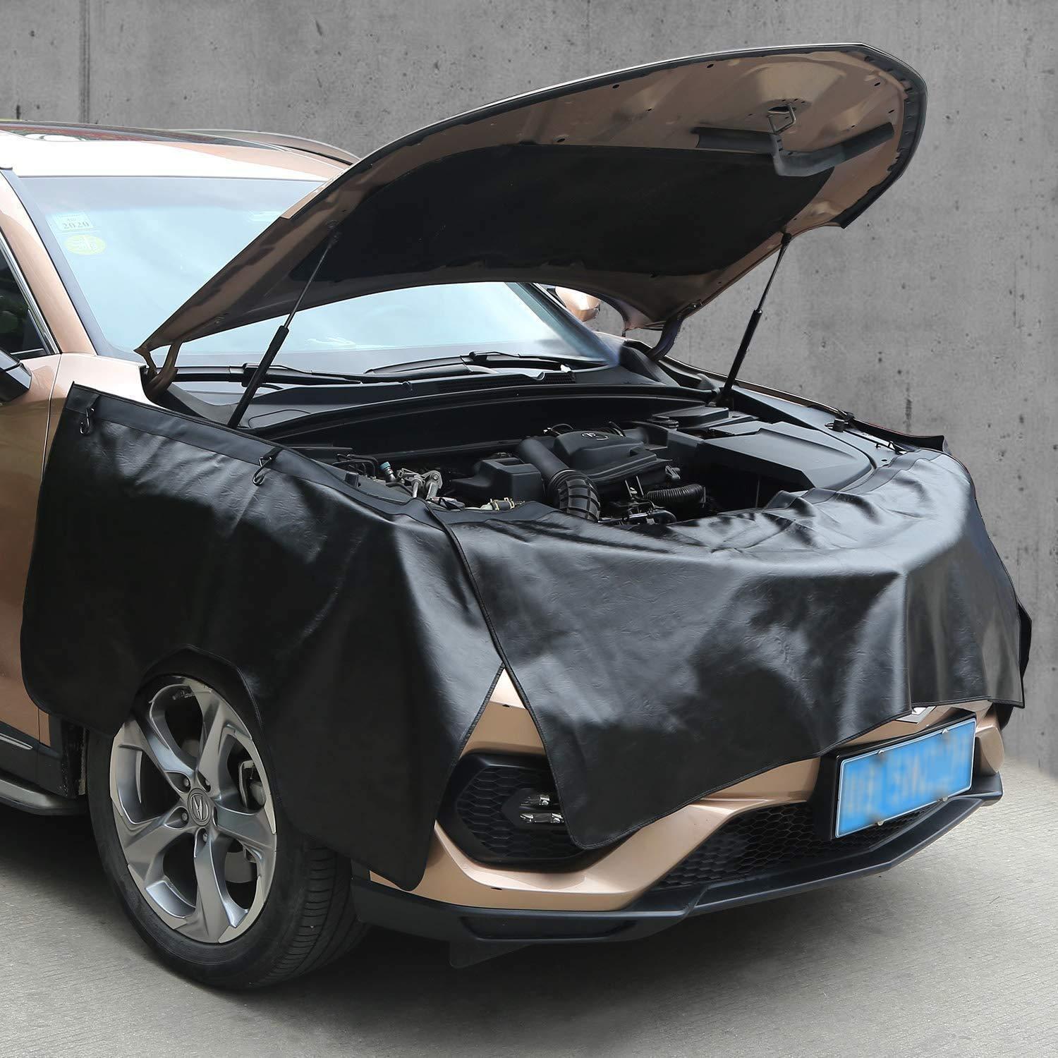 Kotflügelschoner 3 Stück, Magnetisch, Wasserdicht, Für Auto/suv, 160x65cm, Schwarz
