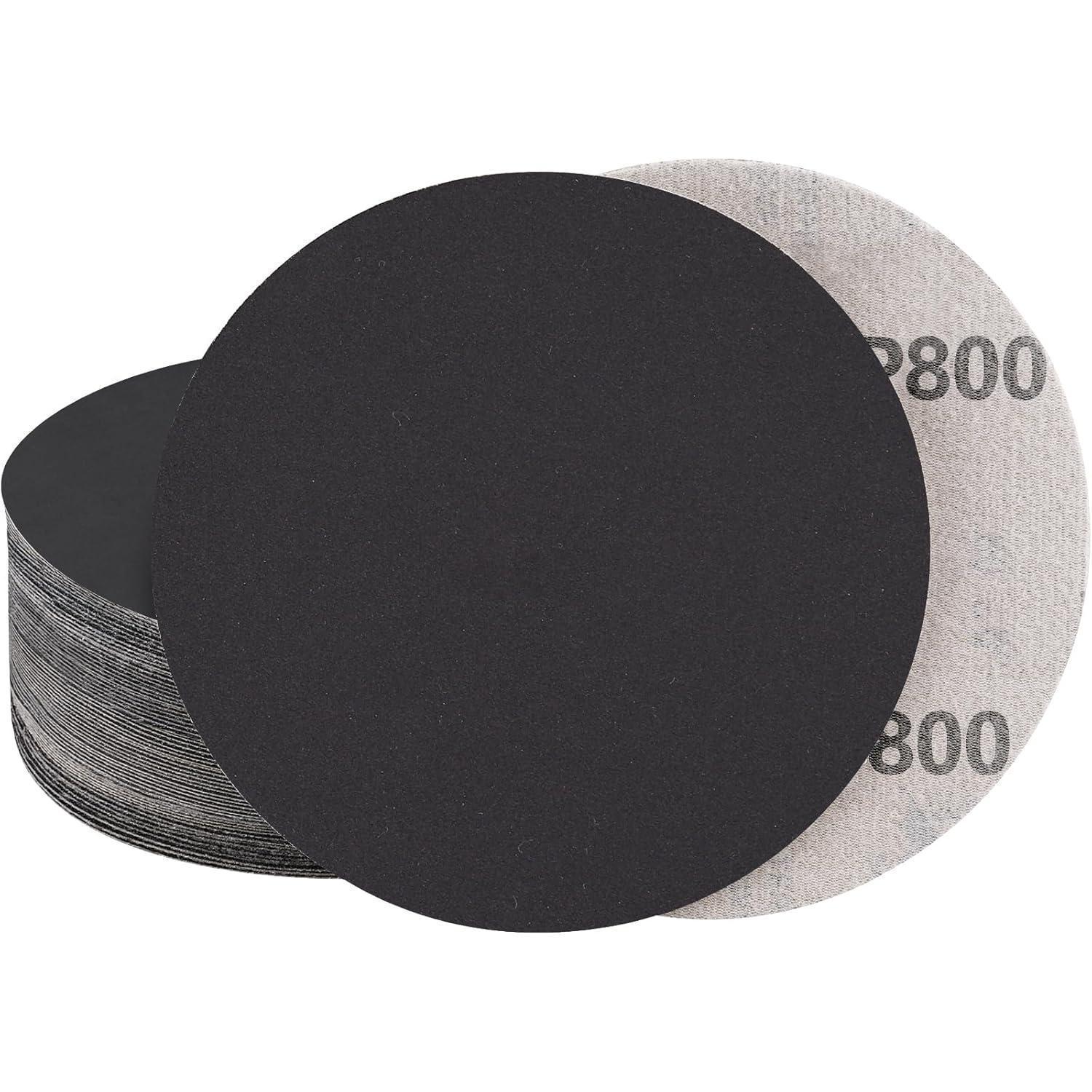 Schleifscheiben 150mm Klett 800 Körnung Nass/trocken Für Auto Metall Holz Kunststoff 30 Stück