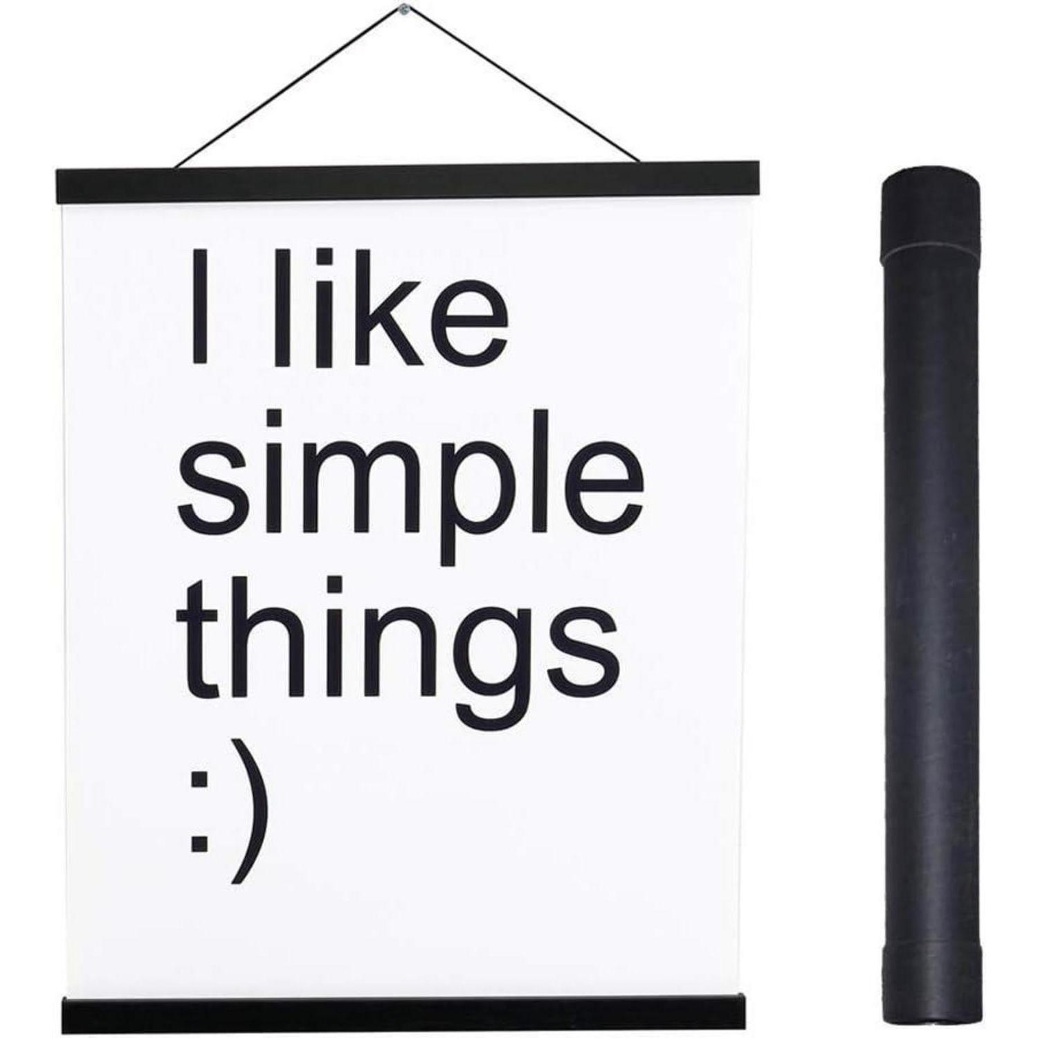 Posterleiste 42cm Schwarz Magnetisch Holz Für Bilder & Poster, 42x30/42x59cm