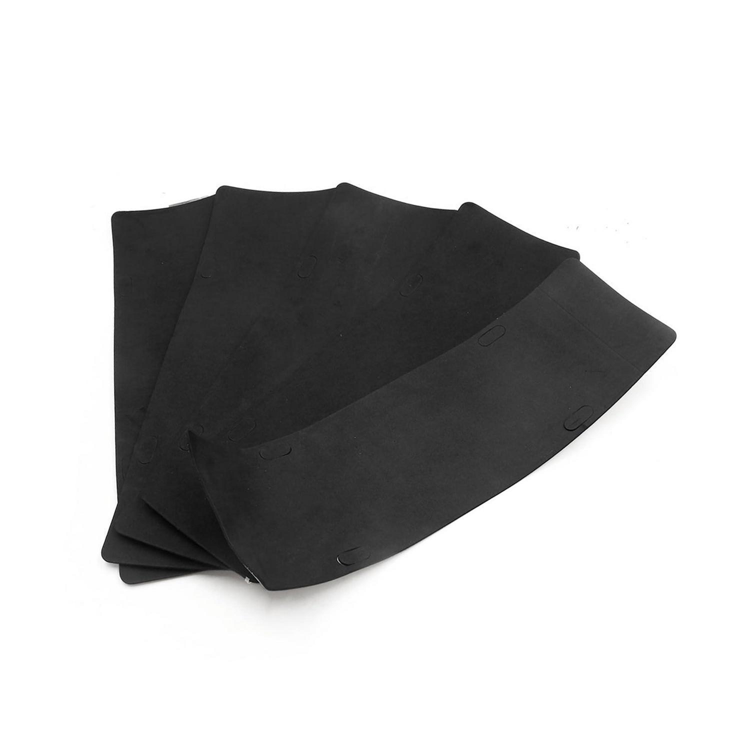 Kennzeichenpads Schaumstoff Antivibration Schwarz 5 Stück Für Auto Lkw