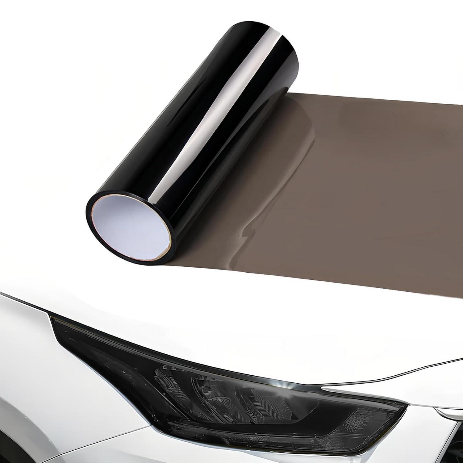 Scheibentönungsfolie Auto 120x30cm Schwarz Für Scheinwerfer & Rückleuchten