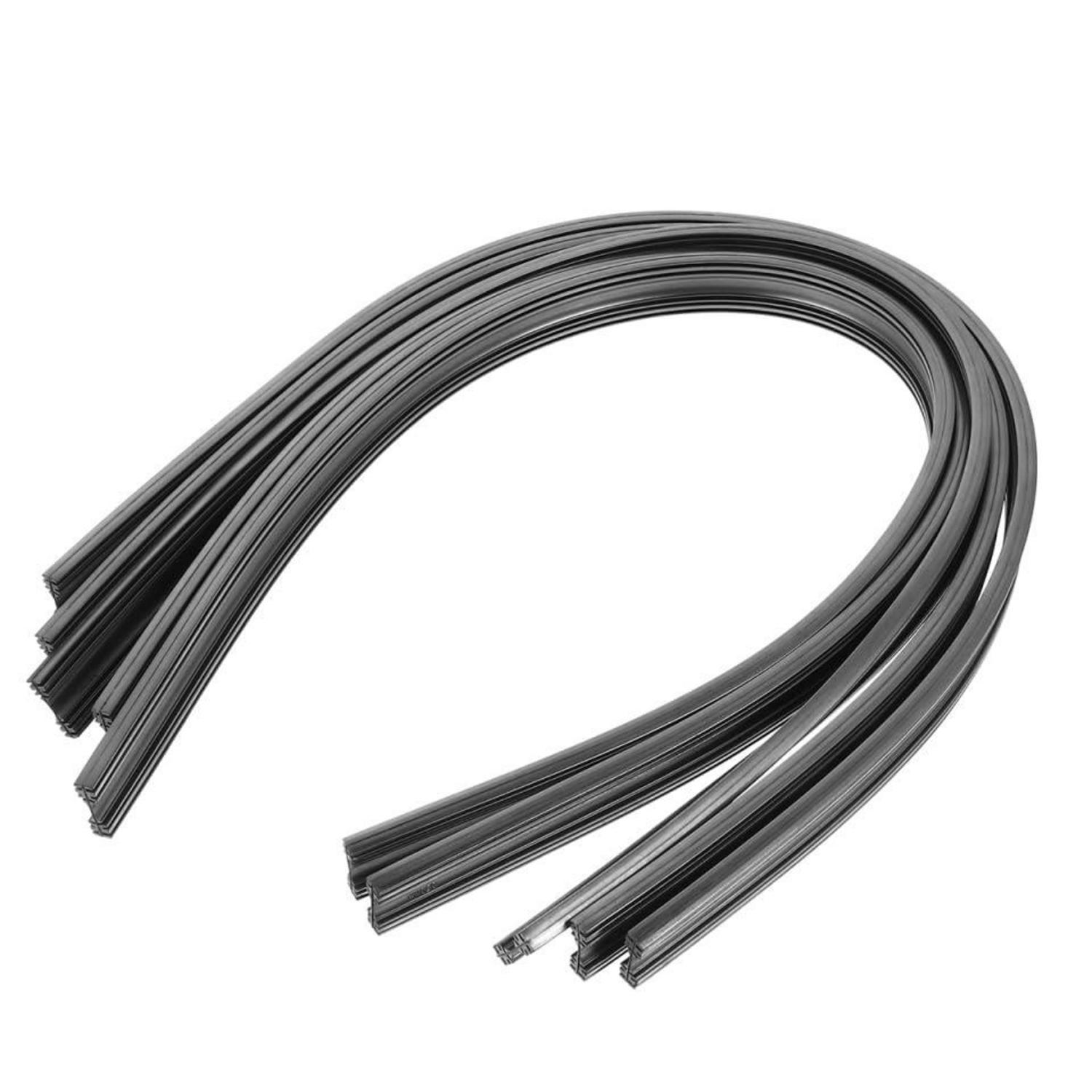 Scheibenwischer Gummi 10 Stück 650mm Naturkautschuk Universal Rahmenlos Nachfüllstreifen