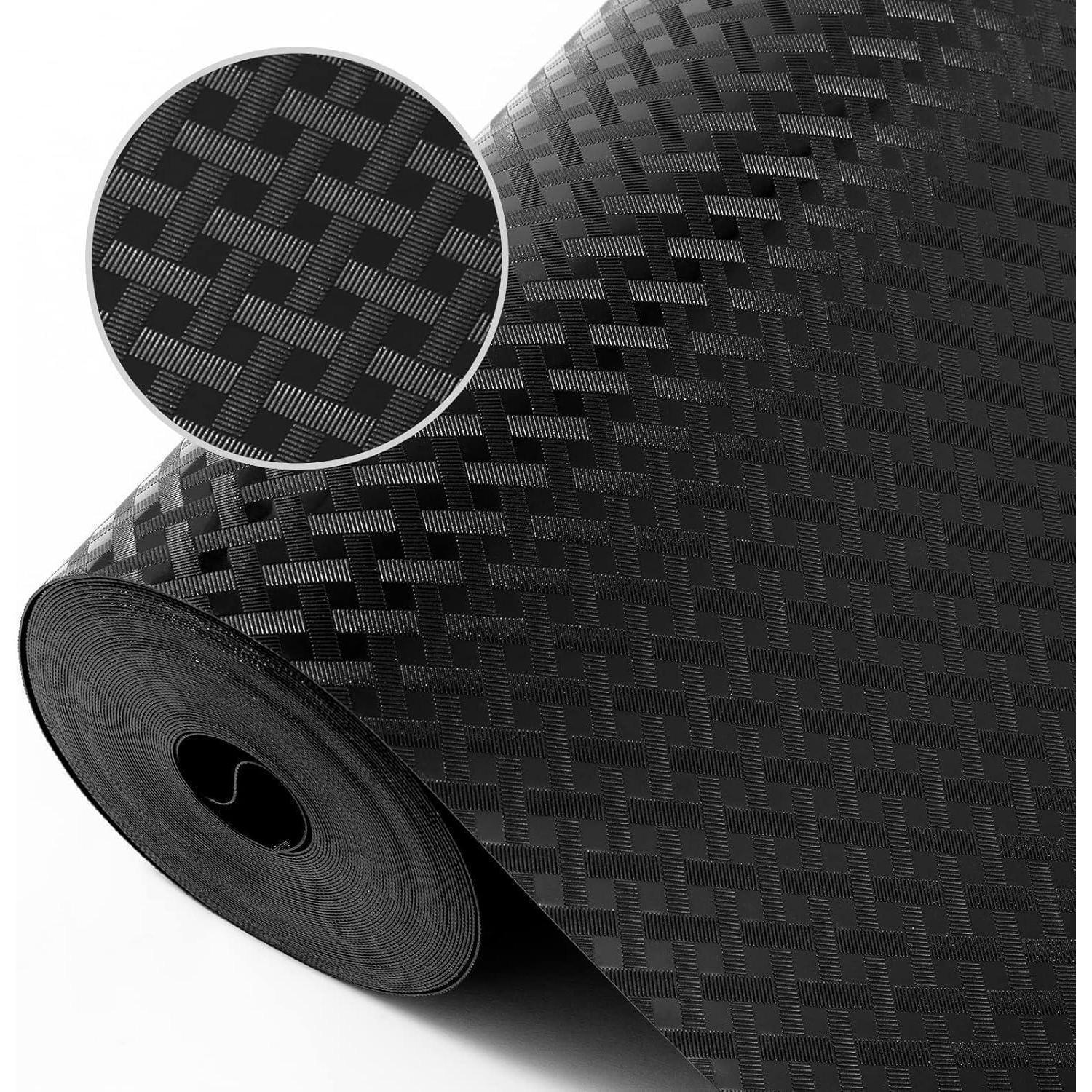 Schubladenmatte 44.5x600cm Schwarz Rutschfest Wasserdicht Eva