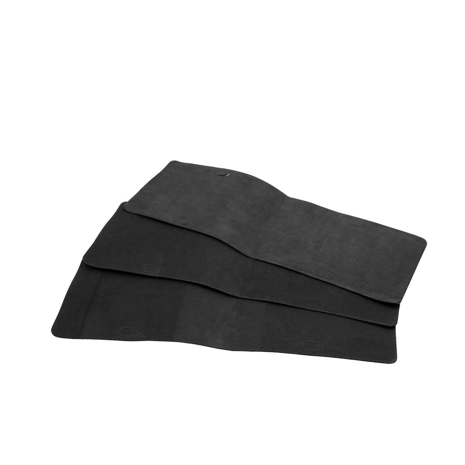 Kennzeichenhalterung Schaumstoff Schwarz 3 Stück Anti-vibrations Matte Auto