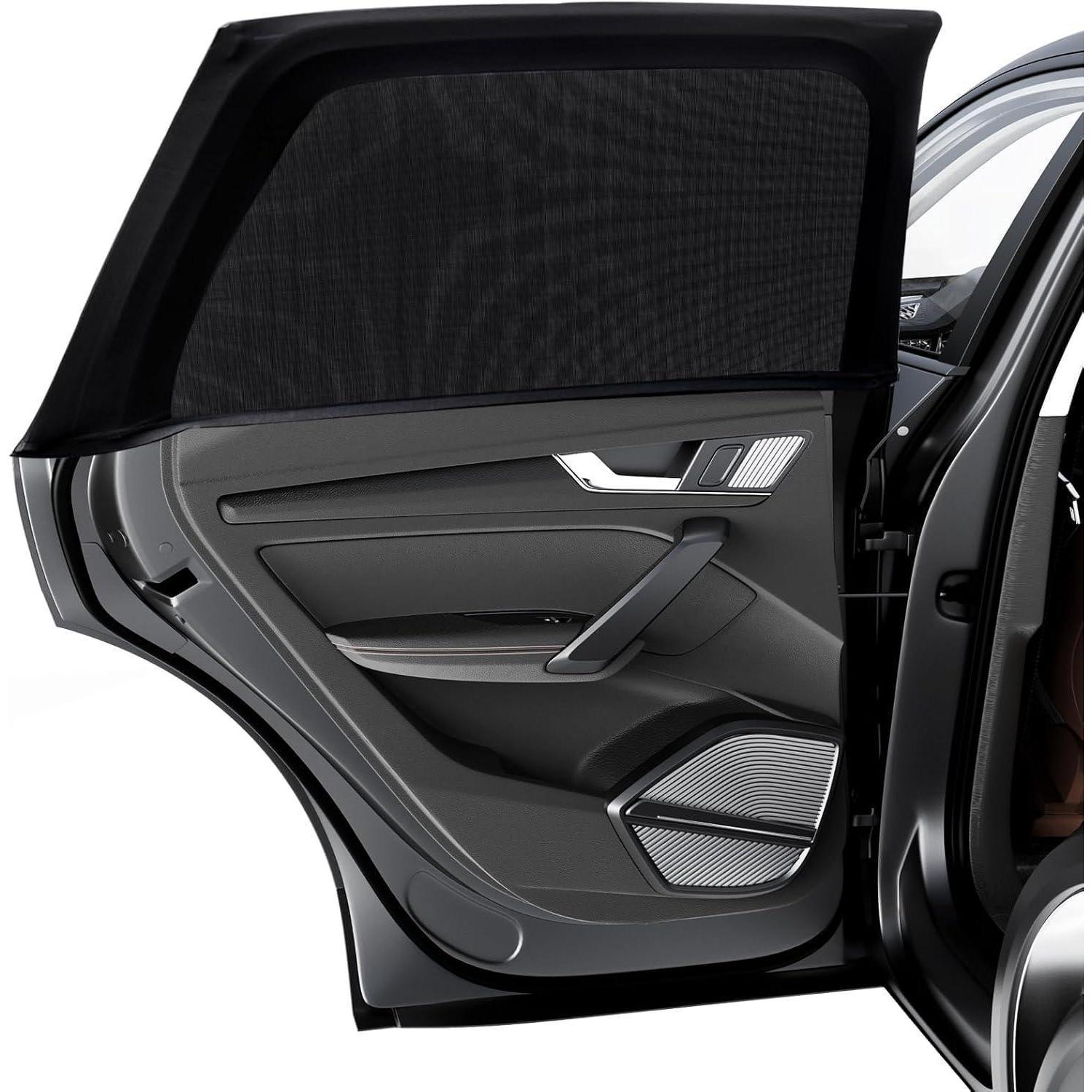 Sonnenschutz Auto Baby (2er Pack) – Dehnbar, Uv-schutz, Atmungsaktiv