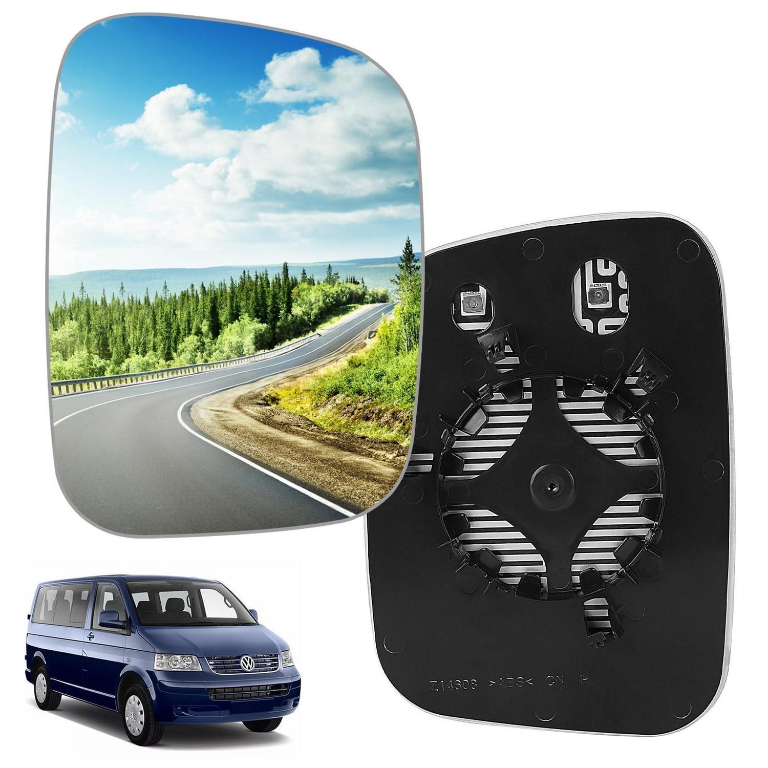 Beheizbares Spiegelglas Rechts Für Vw T5 & Caddy, Ersatz Außenspiegel Glas