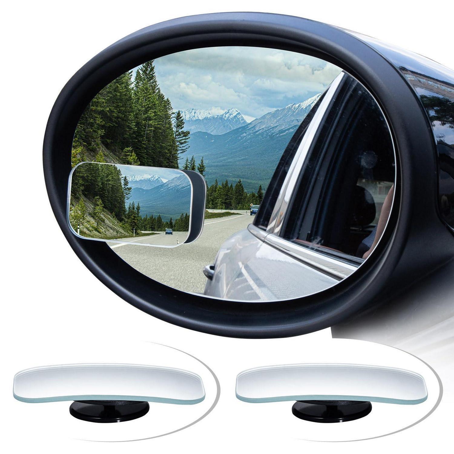 Toter-winkel-spiegel Auto 360° Drehbar, Konvex, Hd, Universell, Rechteckig, Rahmenlos