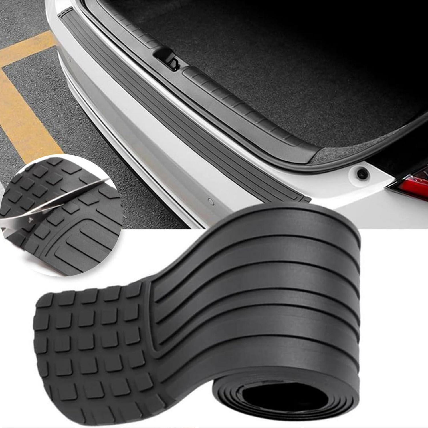 Stoßstangenschutz Gummi 104cm Selbstklebend, Zuschneidbar, Ladekantenschutz Auto
