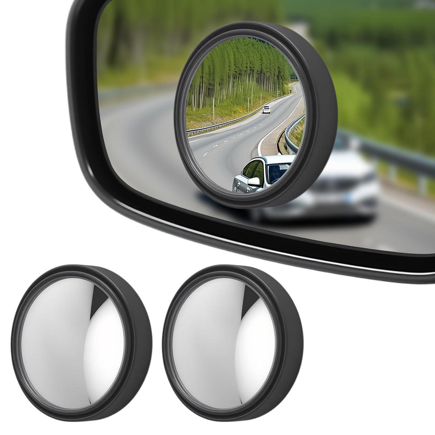 Toter Winkel Spiegel Auto 2 Stück 360° Weitwinkel Hd Glas Anti-beschlag Wasserdicht