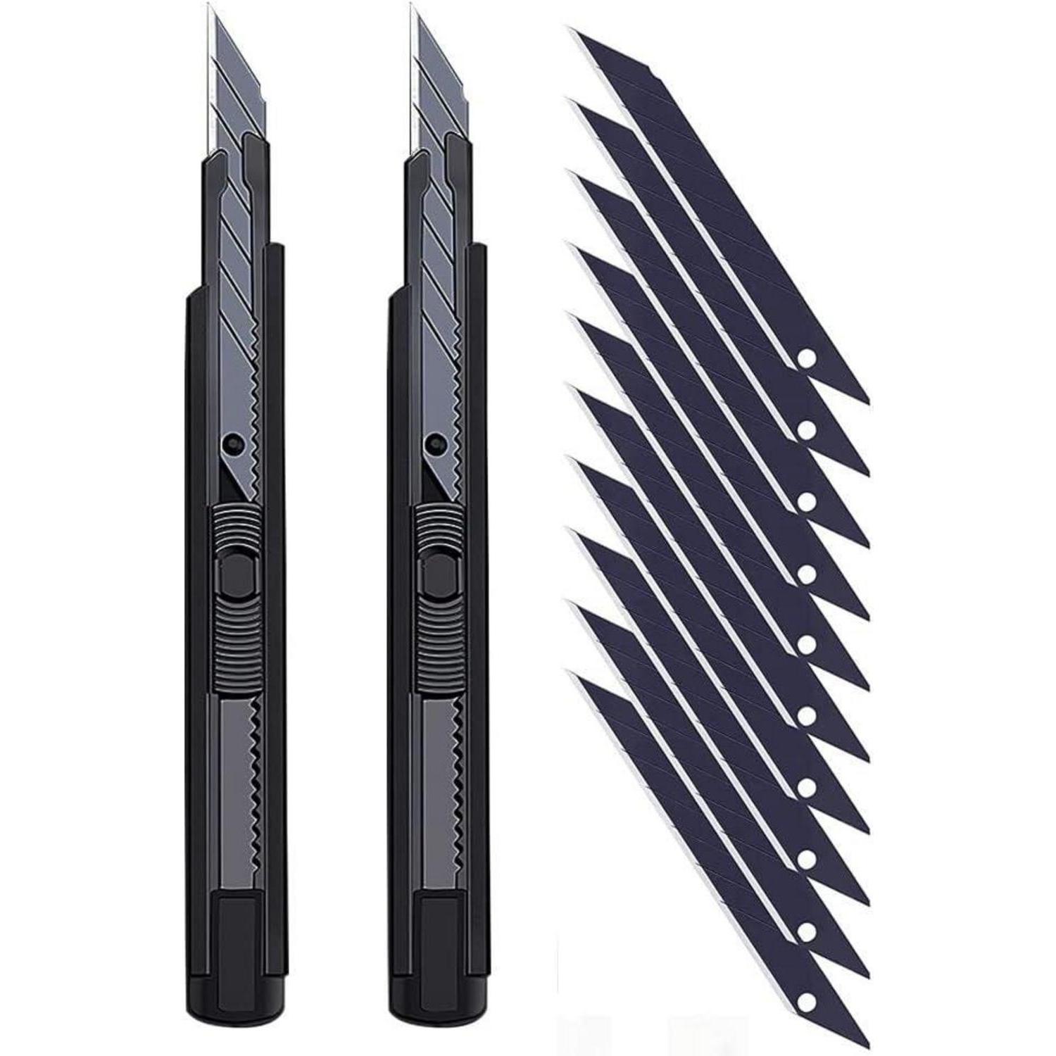 Cutter-messer 2er-set Mit 30° Abbrechklingen Und 10 Ersatzklingen
