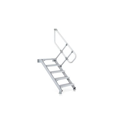 ZARGES LM-Treppe 45° 9 Stufen, 1000 mm breit, Höhe 1.93 m