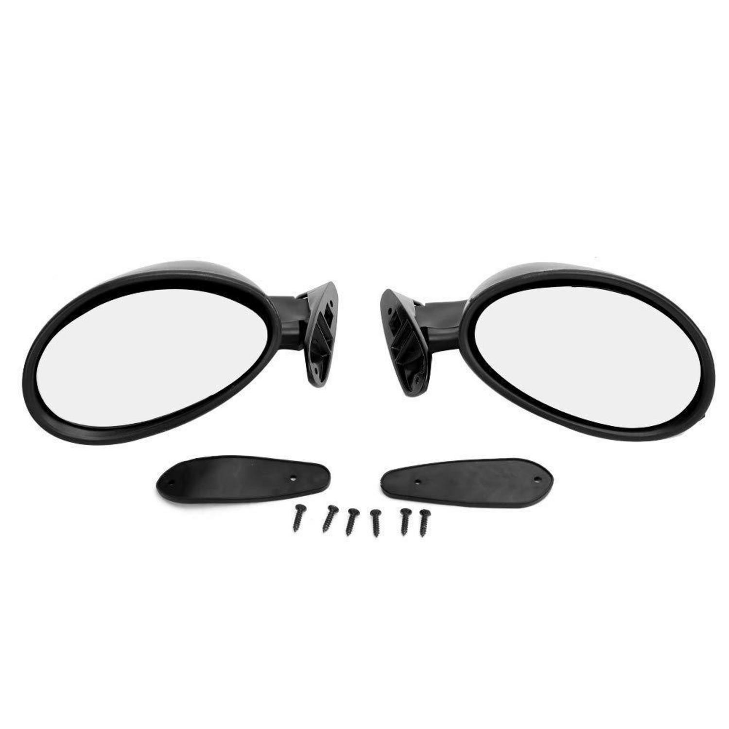Oldtimer Seitenspiegel Paar Schwarz Universal Für Oldtimer