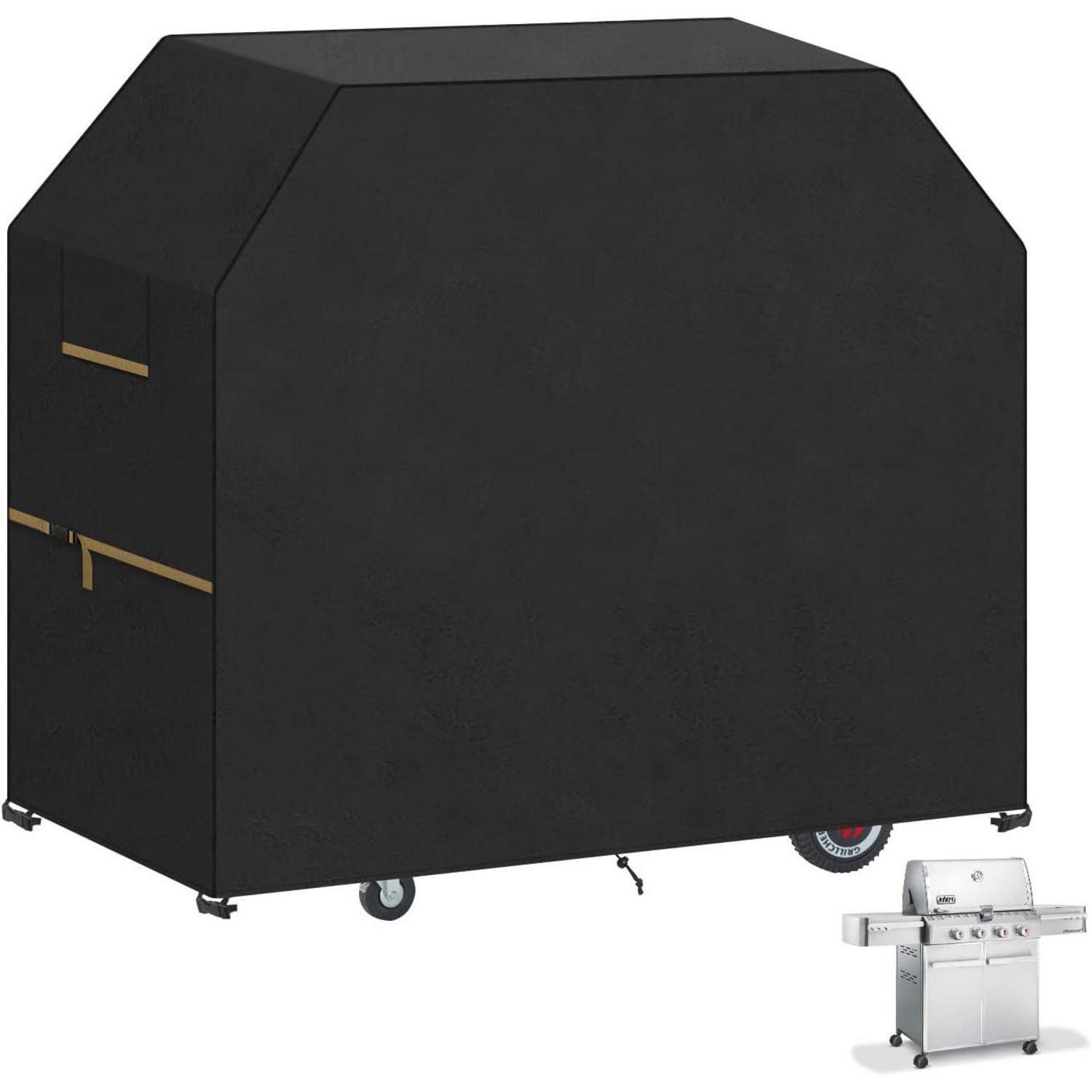 Gasgrill Abdeckhaube 168cm Wetterfest 420d Oxford Für Weber, Enders, Rösle