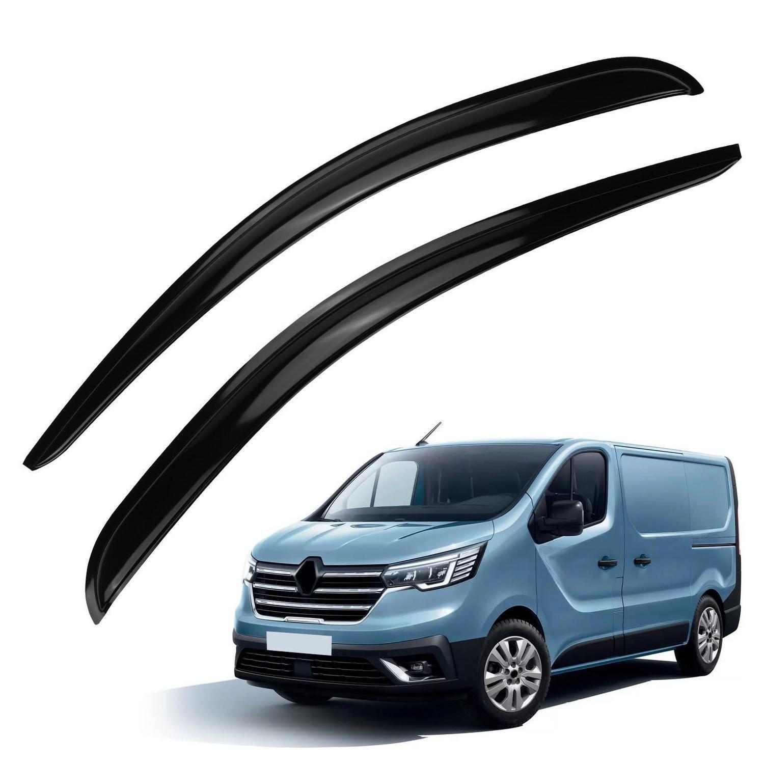 Windabweiser Schwarz Für Renault Trafic, Fiat Talento, Nissan Nv300, Opel Vivaro 2014-2022