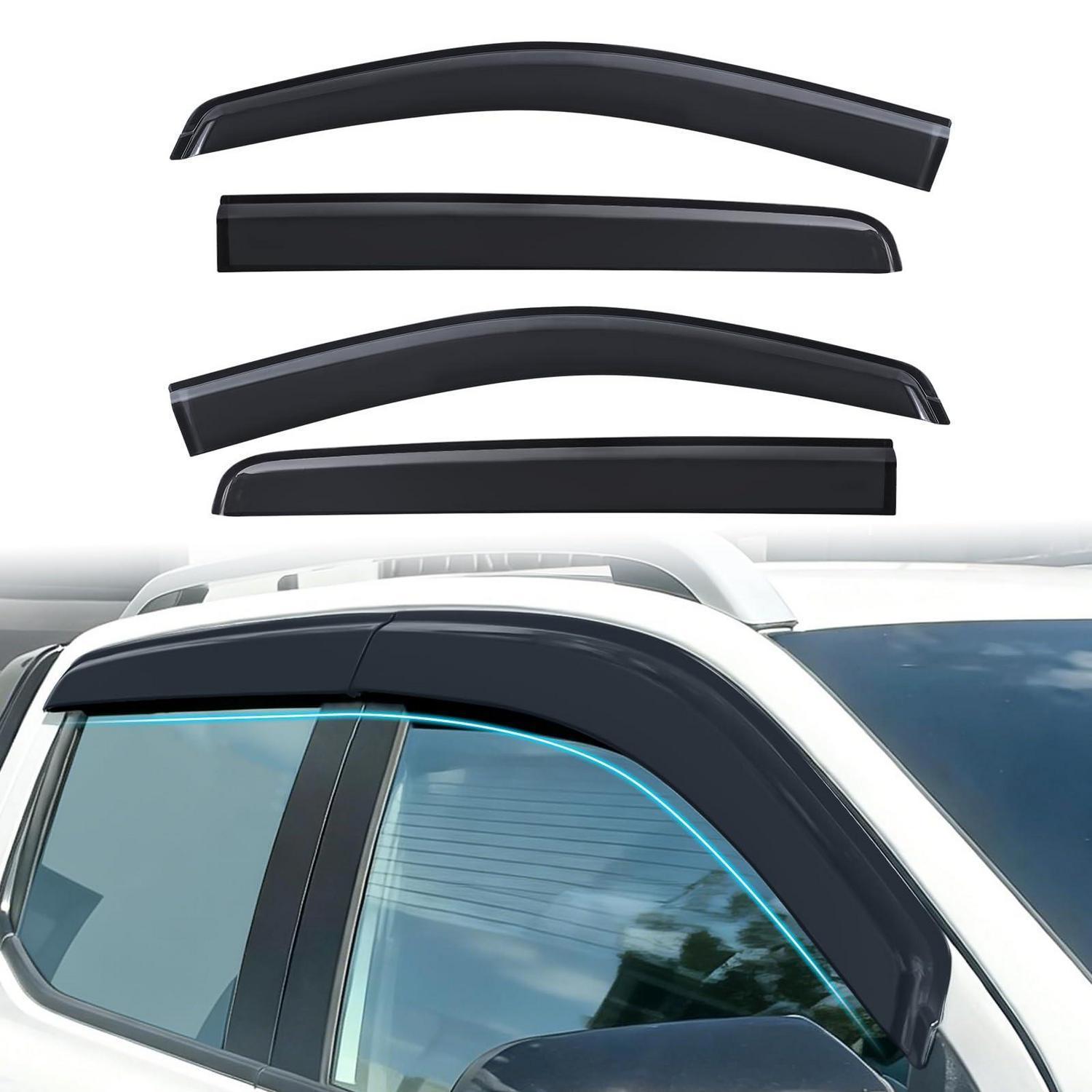 Windabweiser Für Ford Ranger Doppelkabine 2023-2026, 4-teilig, Getönt