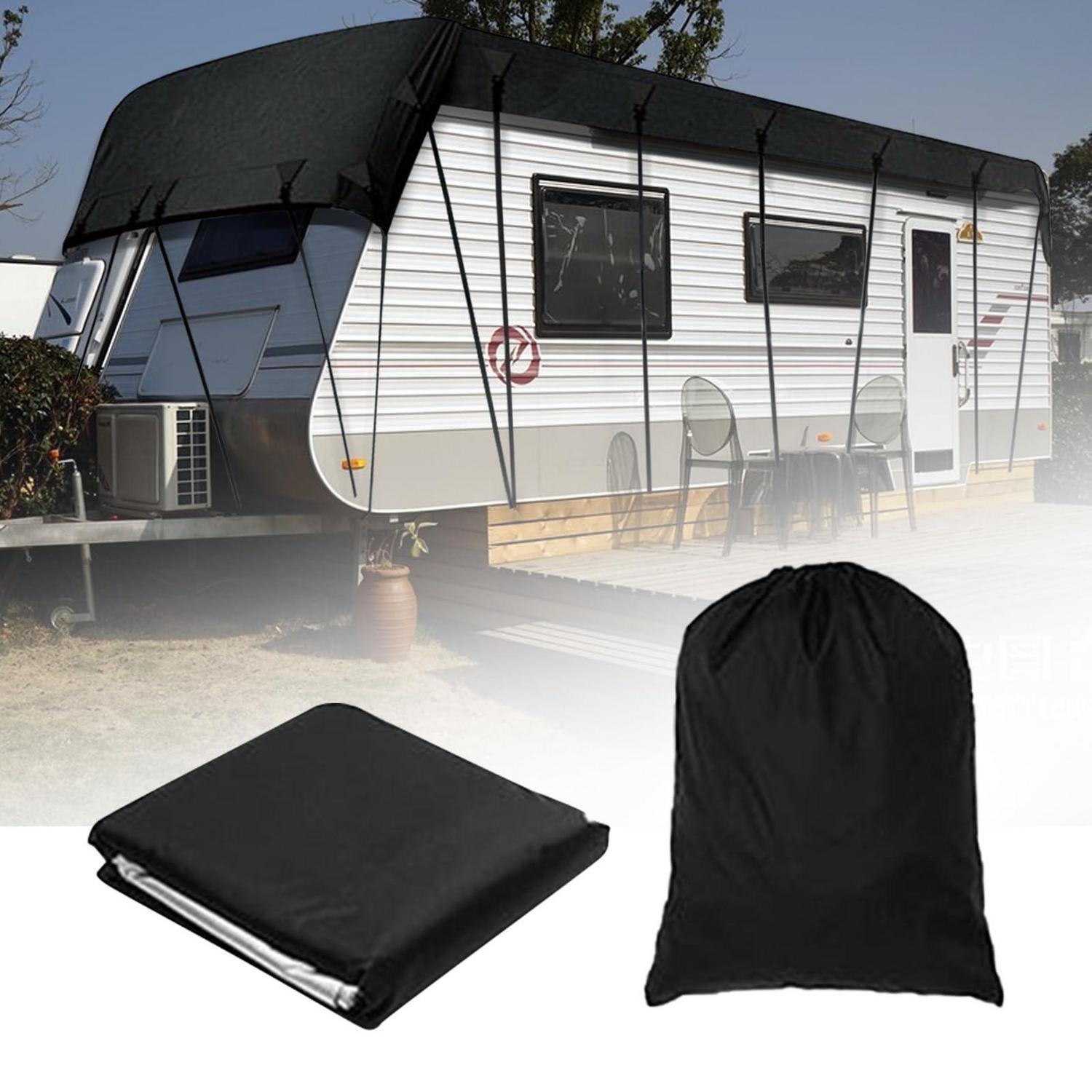Wohnmobil Abdeckung 6.5 X 3m, 210d Oxford Wasserdicht, Uv-schutz, Winddicht