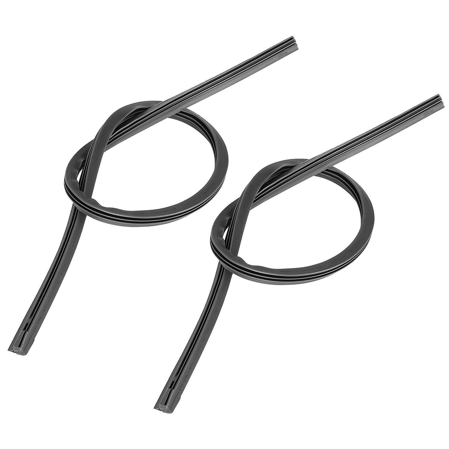 2x Scheibenwischerblatt Nachfüllung 66cm Gummi 8x10mm Für 3-teilige Wischer
