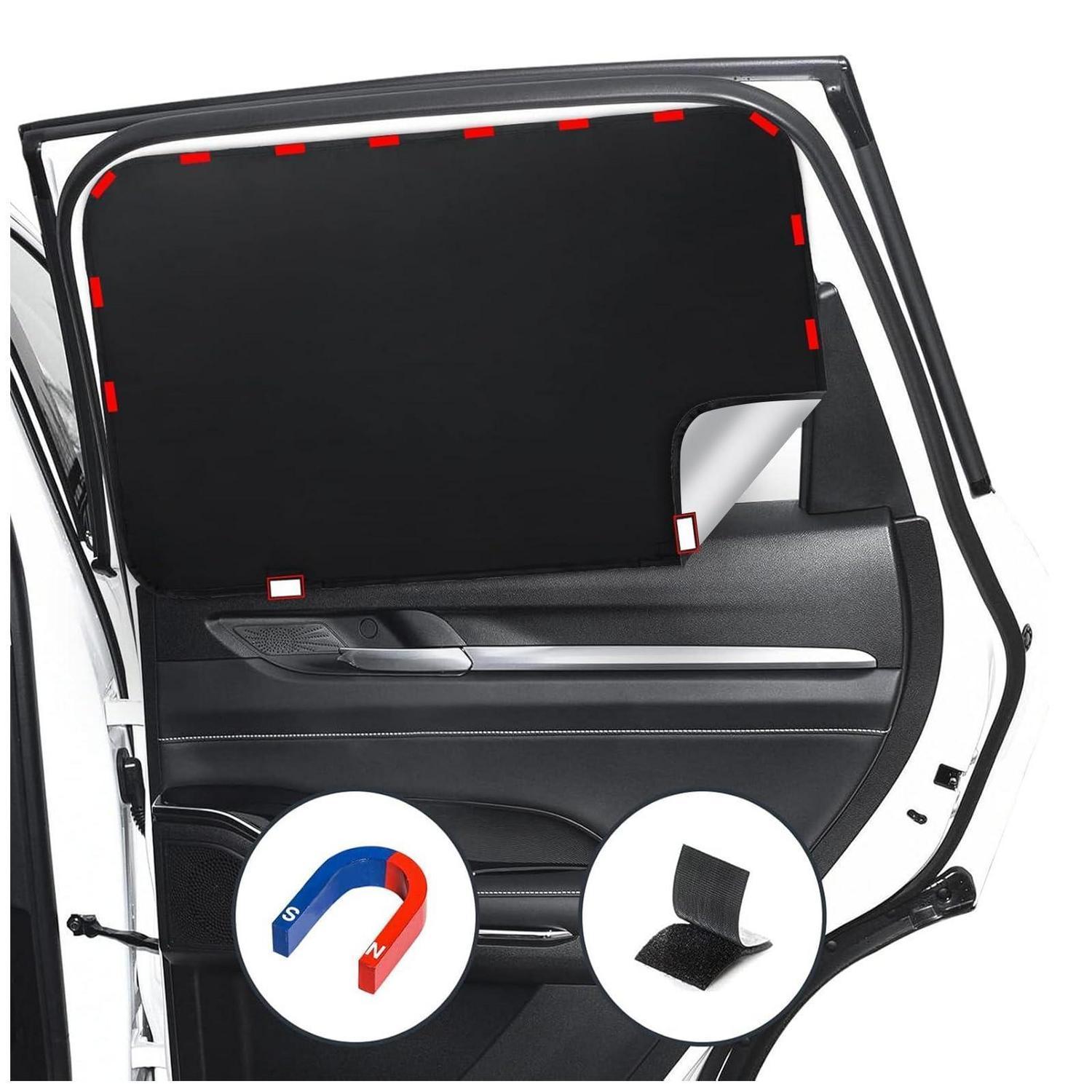Sonnenschutz Auto Seitenscheibe 4 Stück Magnetisch Uv-schutz Verdunkelung Sichtschutz Baby