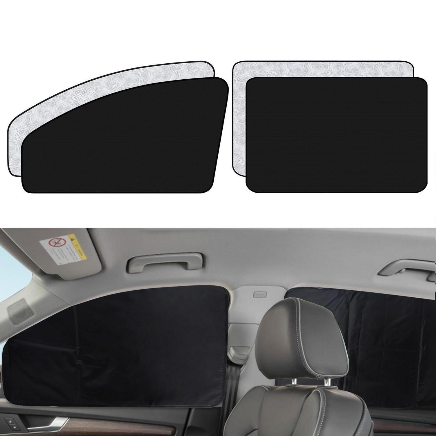 Magnetischer Sonnenschutz Auto, 4er Set Seitenscheiben Verdunklung, Uv-schutz & Sichtschutz