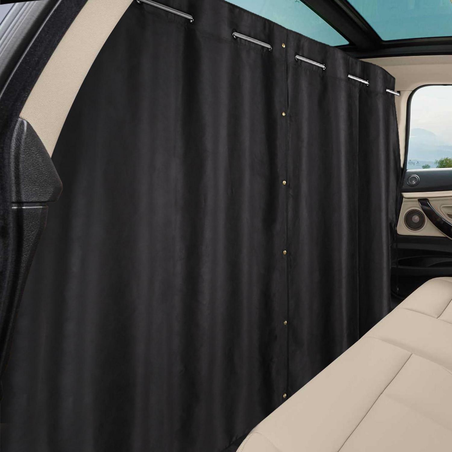 Auto Trennvorhang 180x126cm Verdunkelung Sichtschutz Sonnenschutz Camping