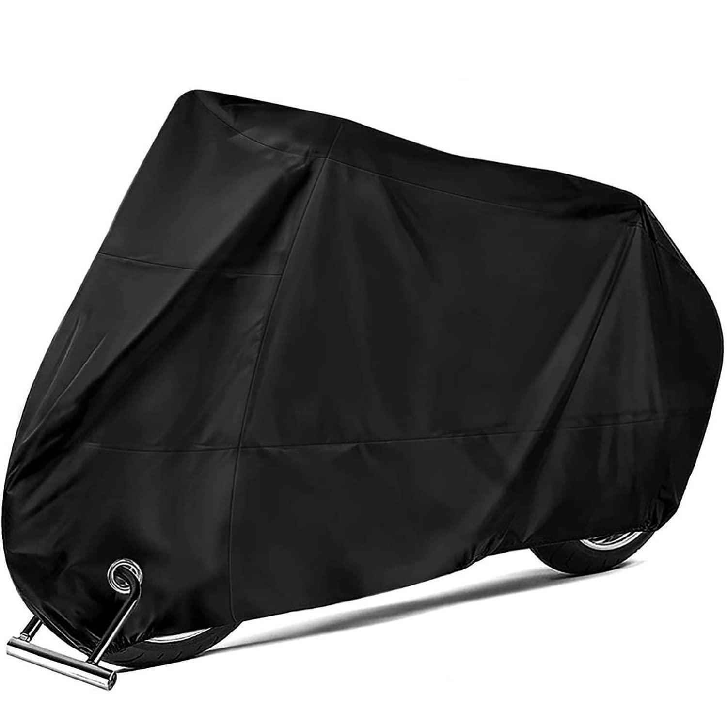 Motorradabdeckung Xxxl Wasserdicht Aus 190t Oxford Stoff, Schwarz
